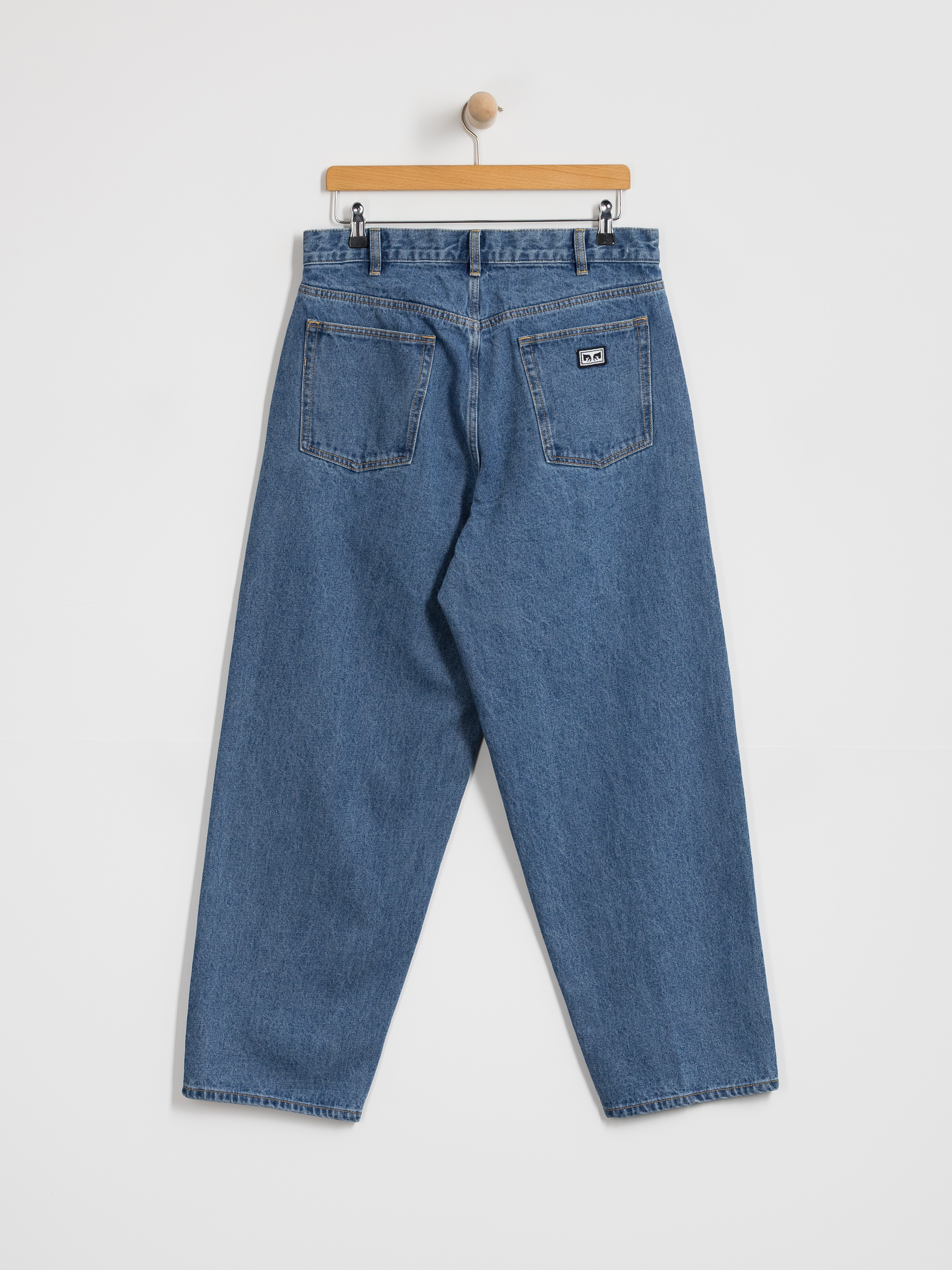 Штани OBEY Bigwig Baggy Denim (light indigo classic)