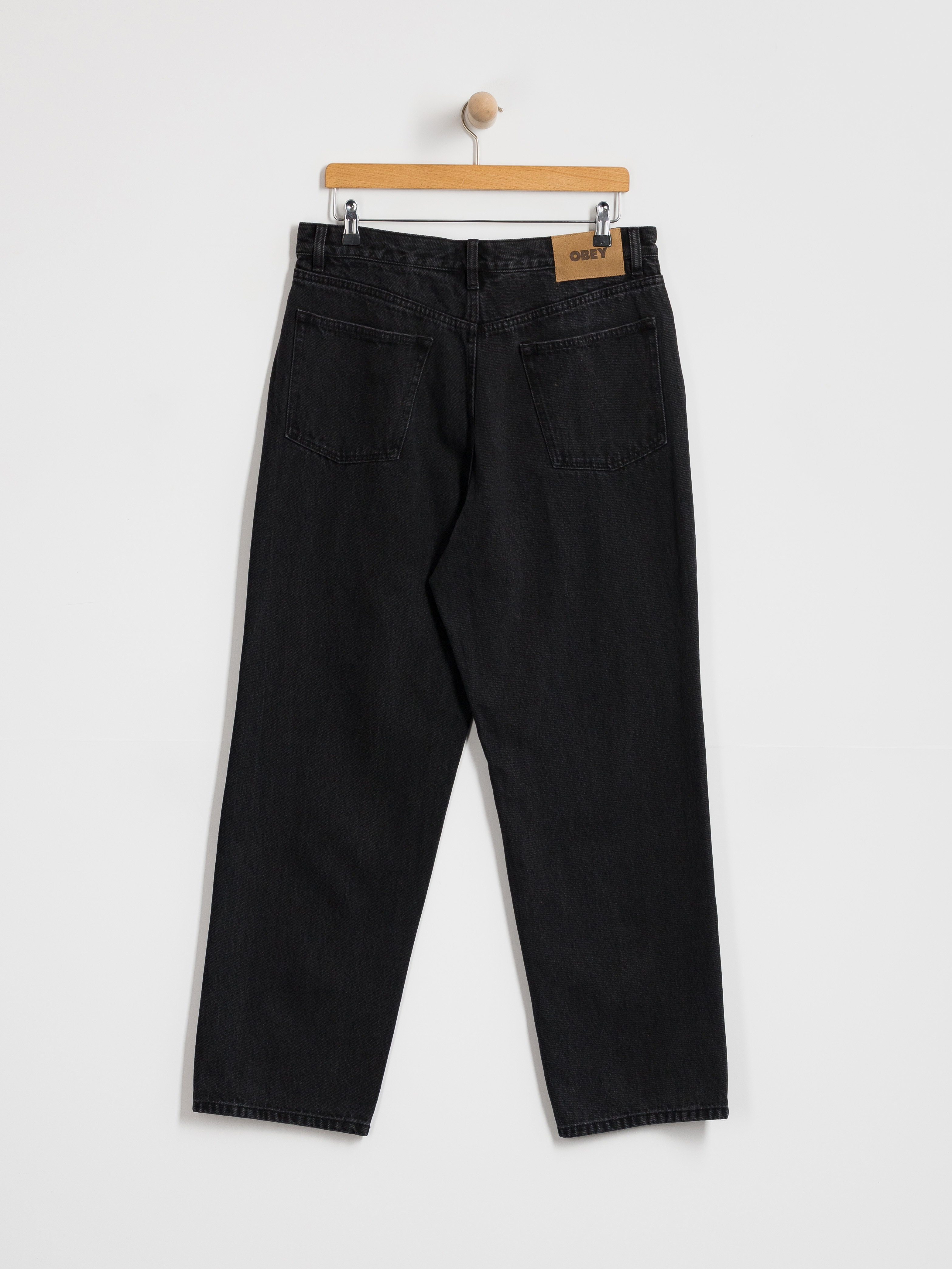 Штани OBEY Classic Baggy Denim (faded black)