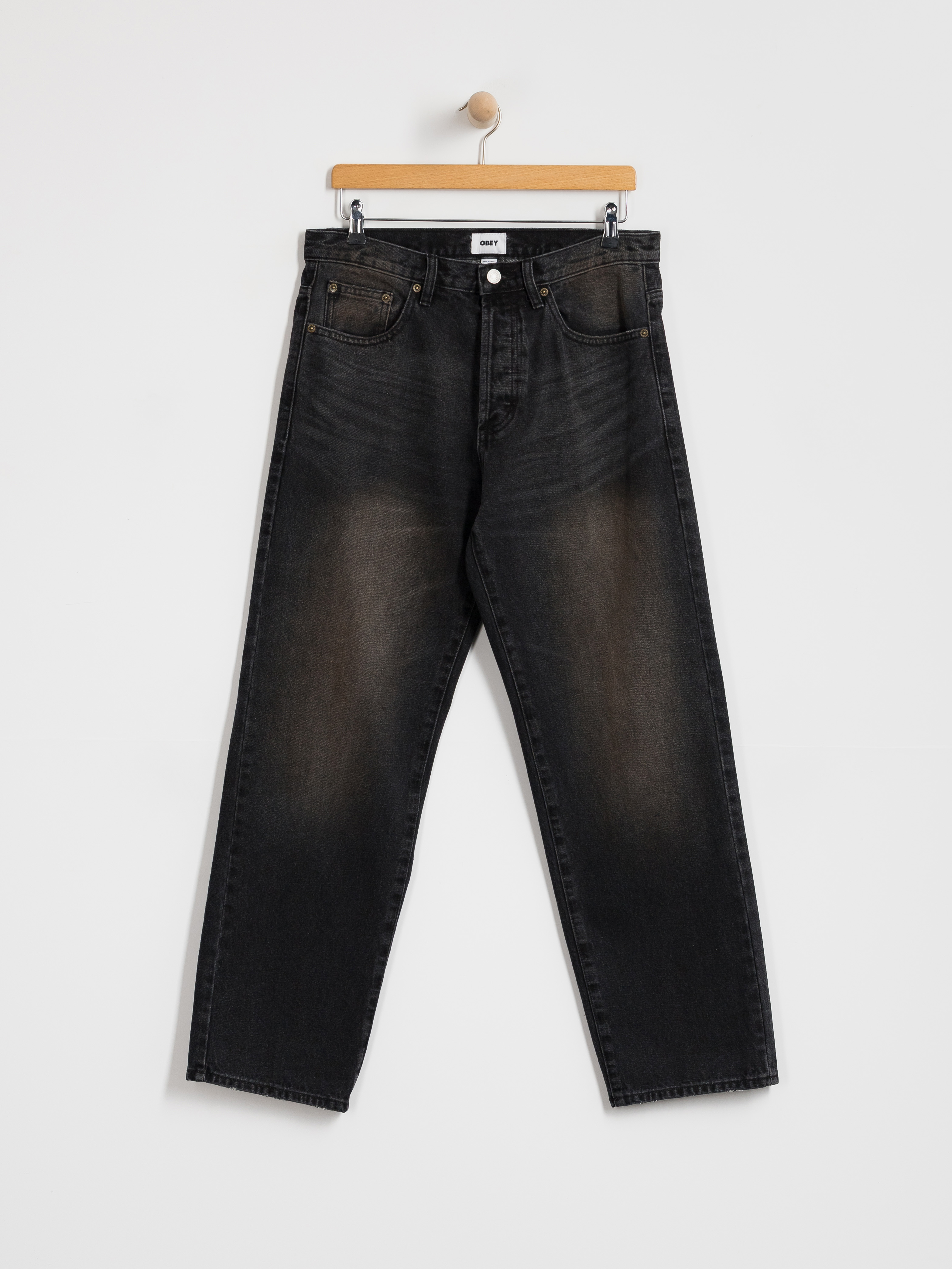 Штани OBEY Boxcar Straight Denim