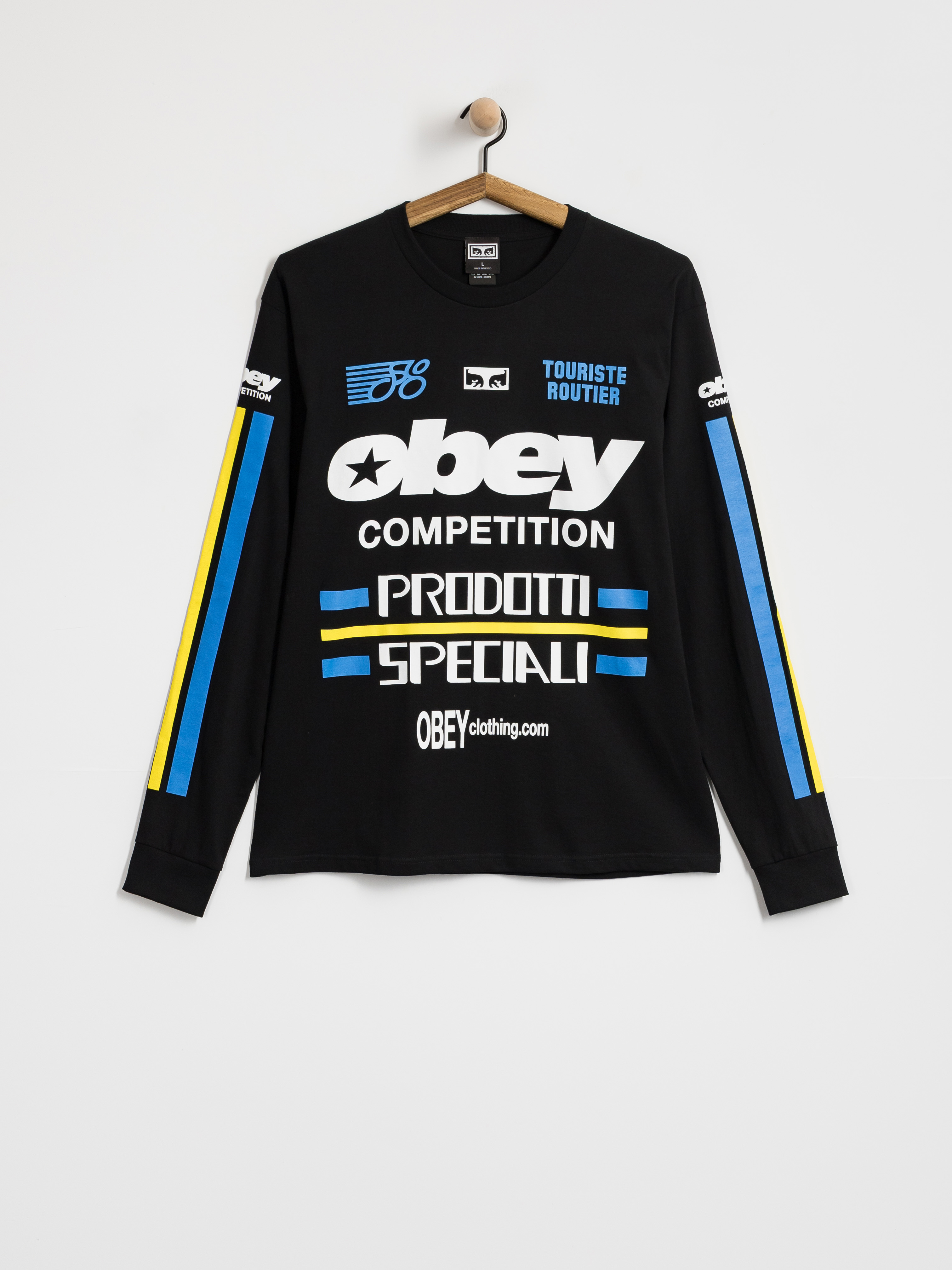 Лонгслів OBEY Competition (black)