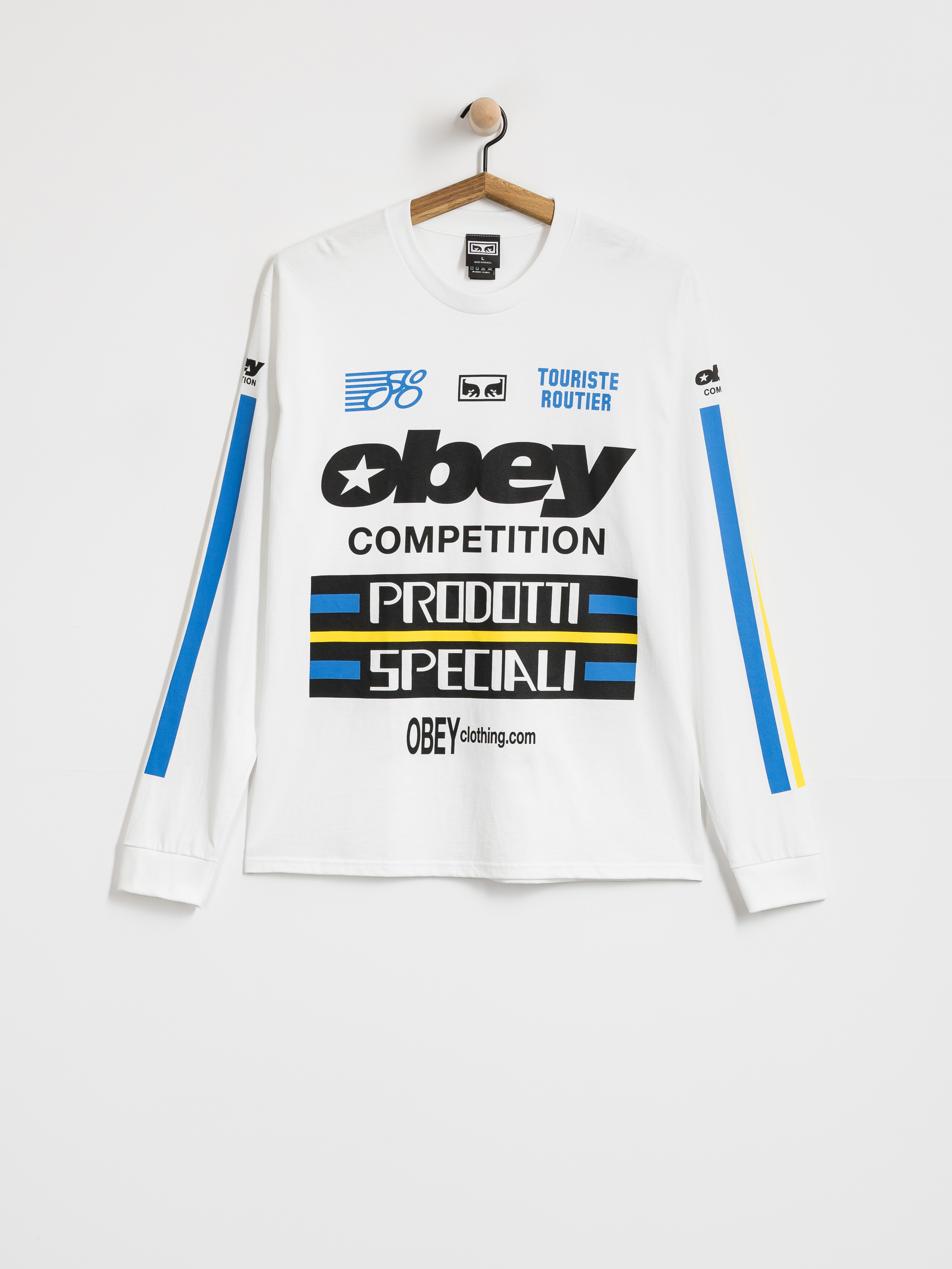 Лонгслів OBEY Competition (white)