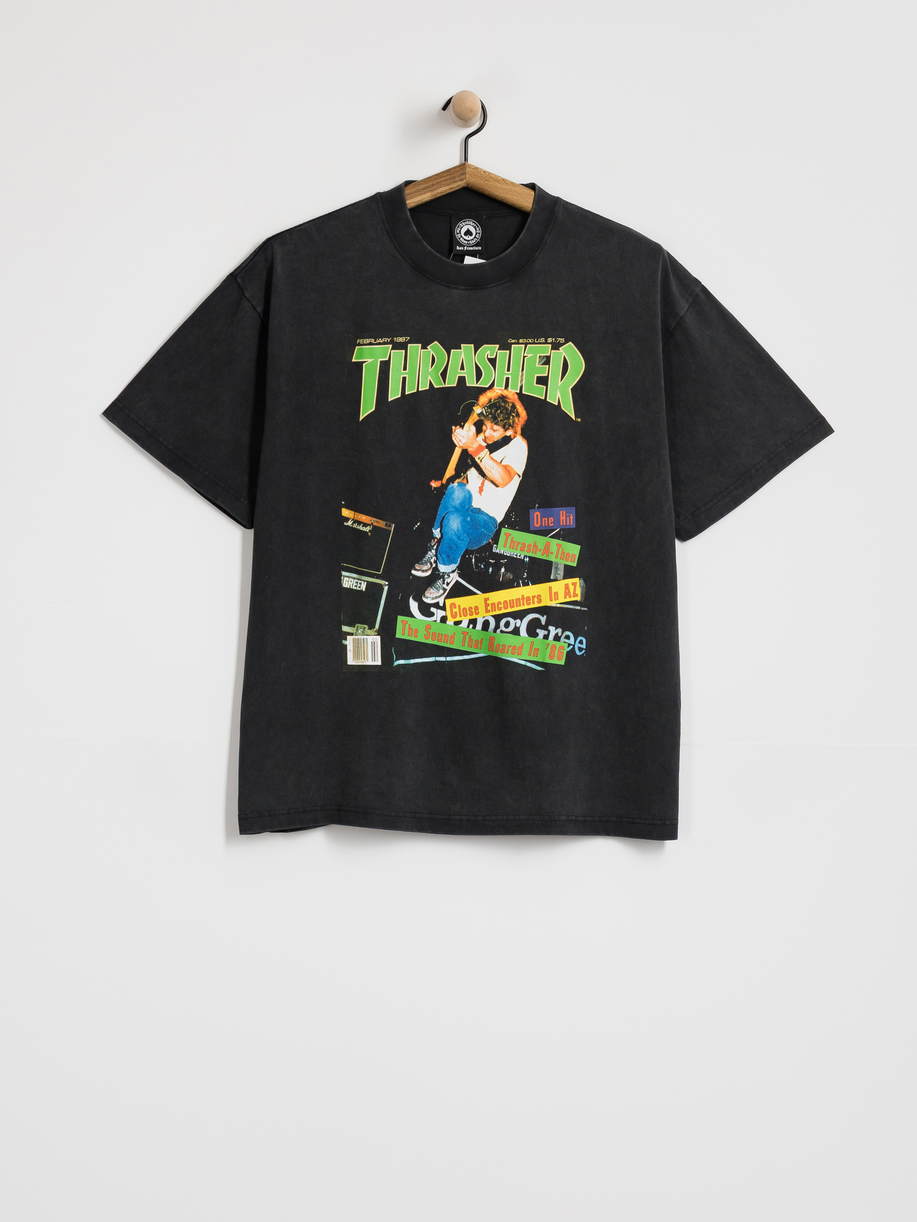 Футболка Thrasher February 1987 (vintage black)