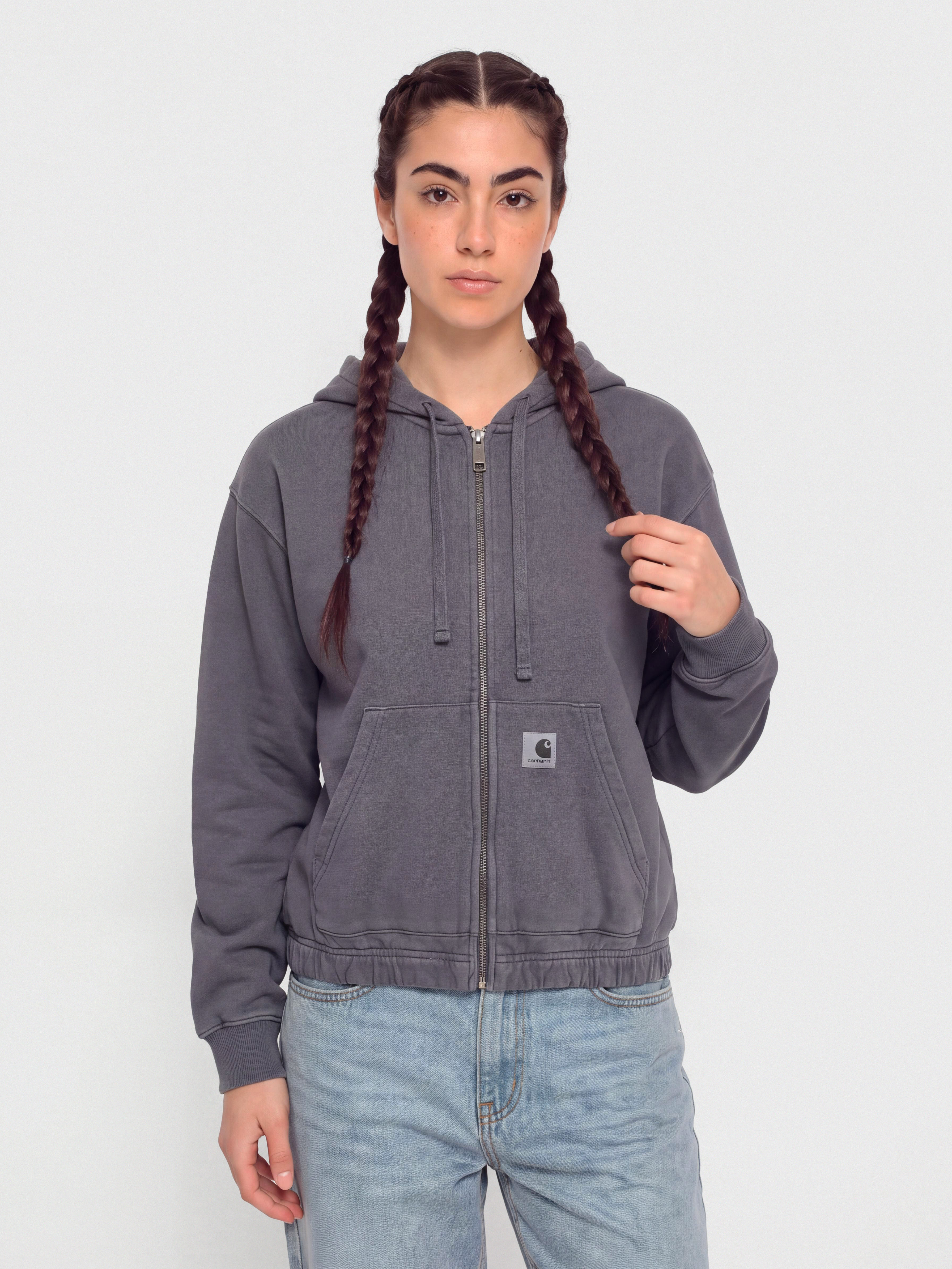 Худі Carhartt WIP Hoggard ZHD Wmn (shady purple)