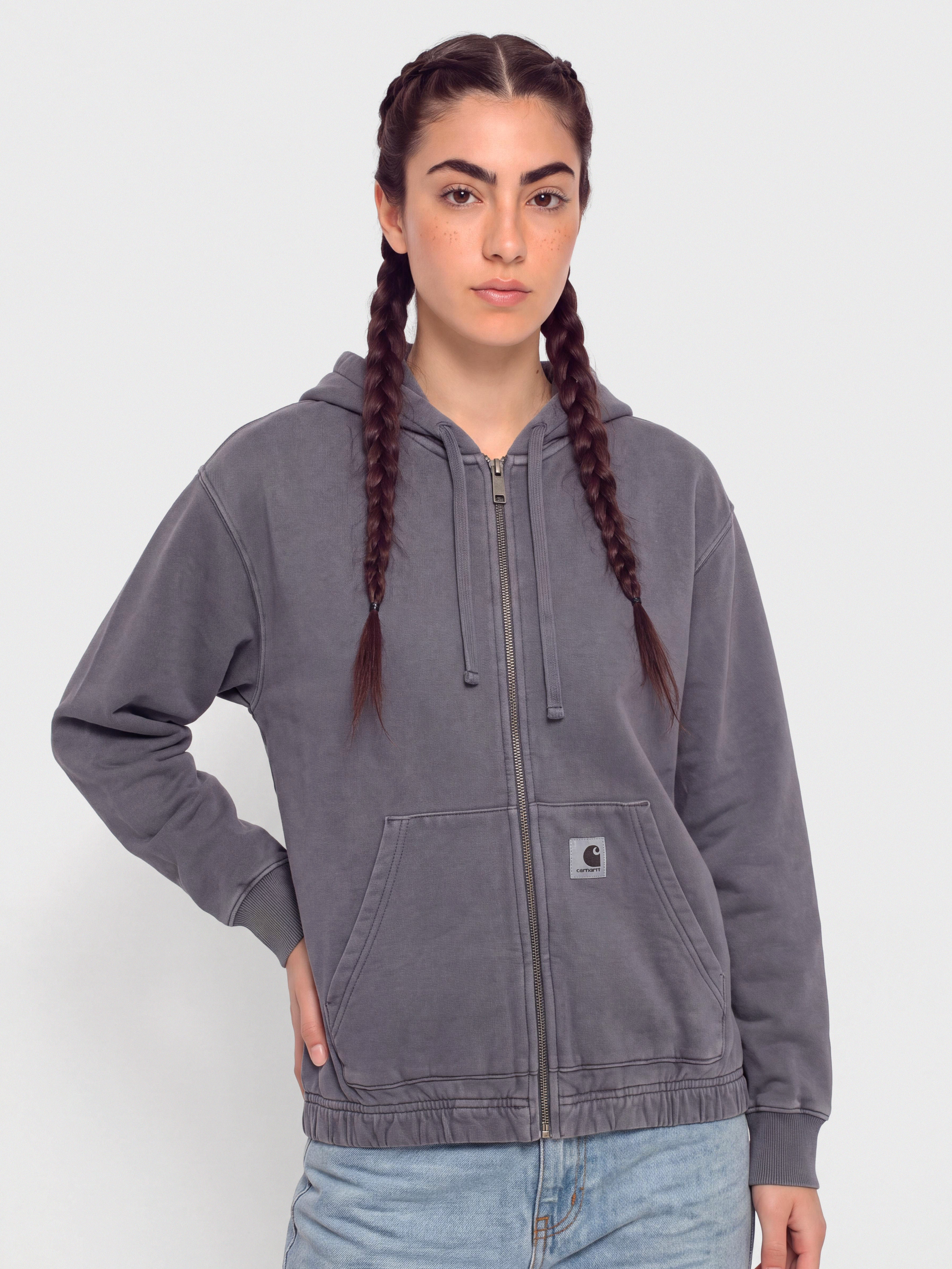 Худі Carhartt WIP Hoggard ZHD Wmn (shady purple)