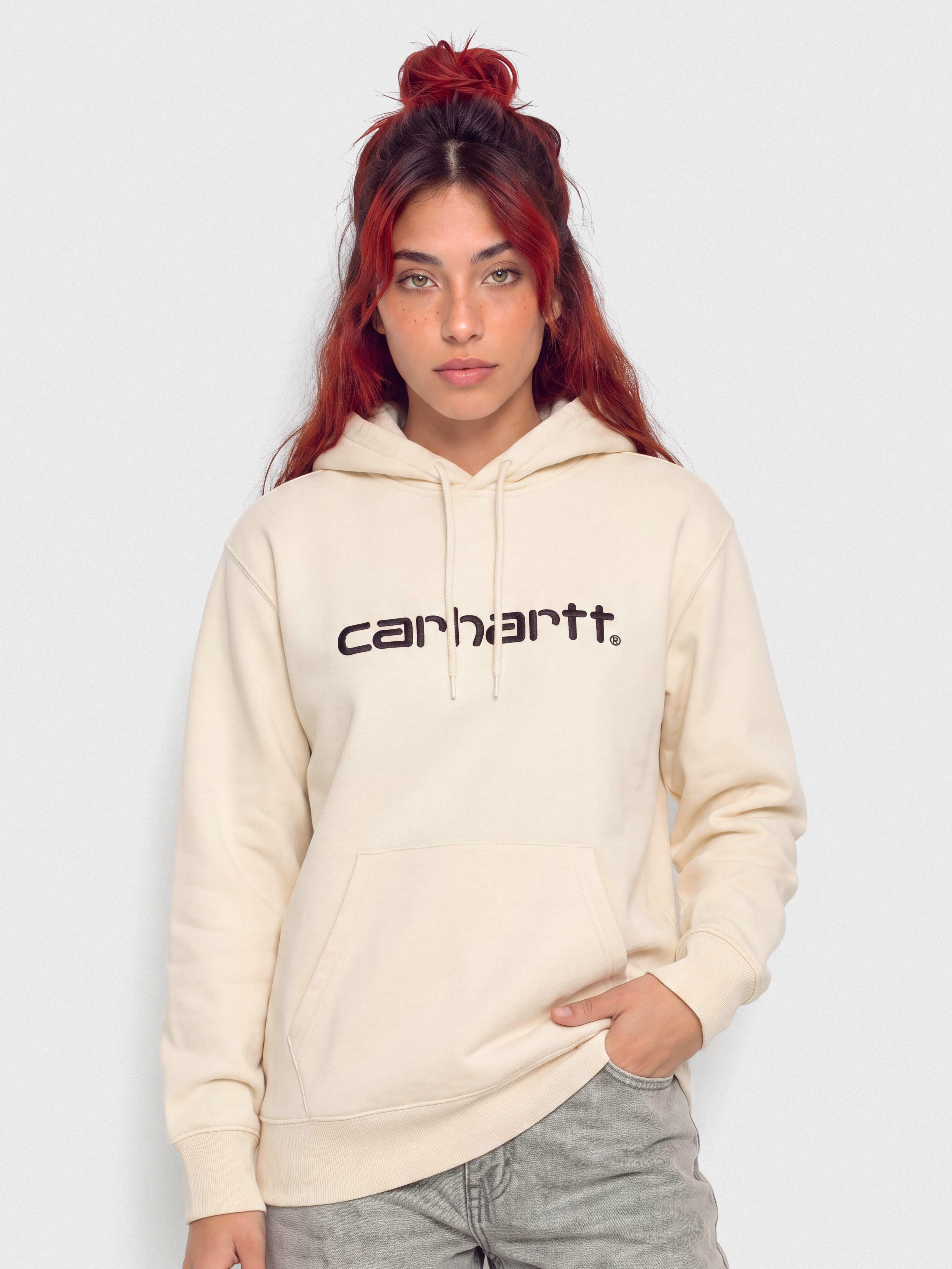Худі Carhartt WIP Carhartt HD Wmn (cinnerus/cozy purple)