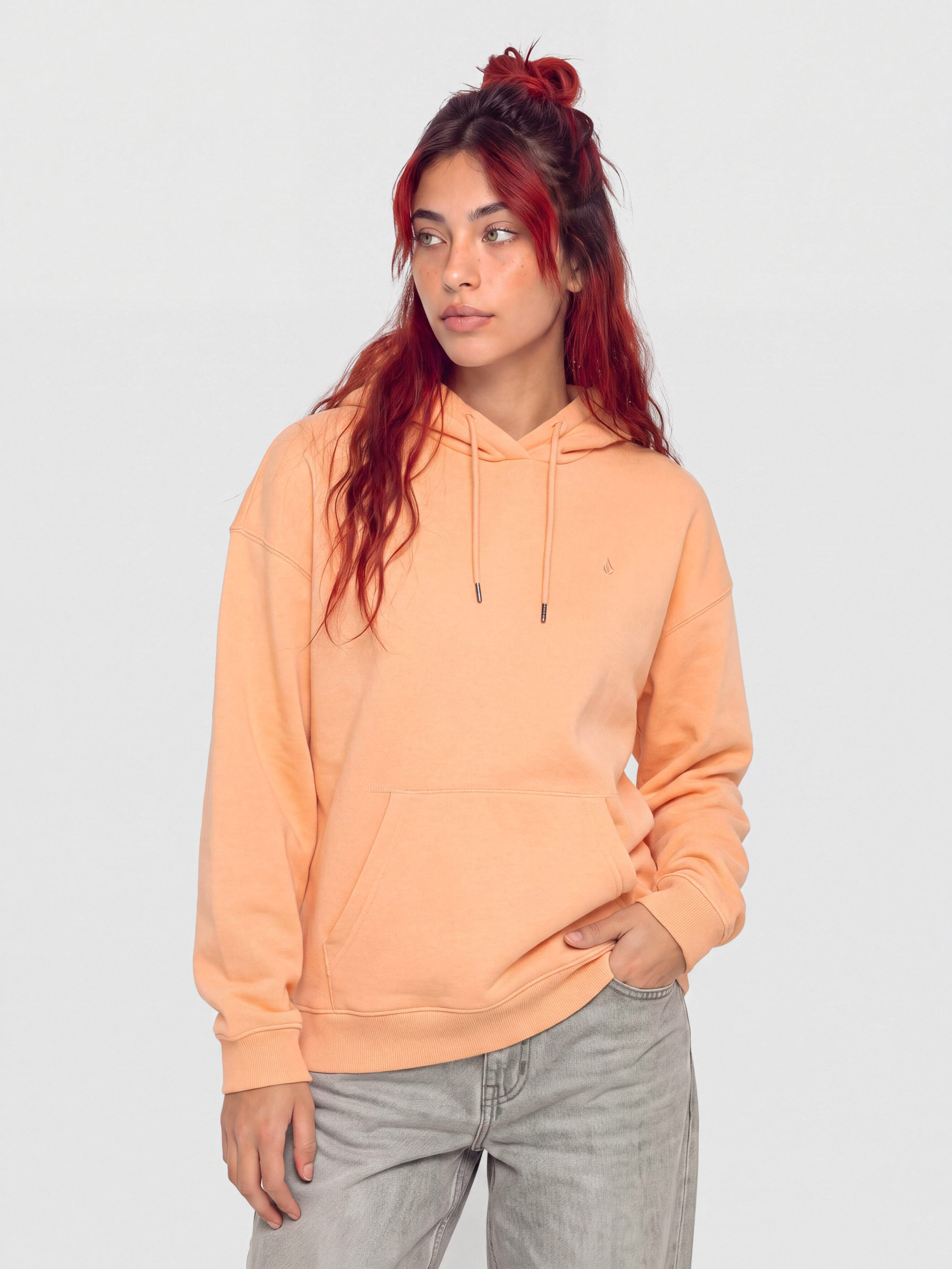 Худі Volcom Stone Heart Up HD Wmn (pale peach)
