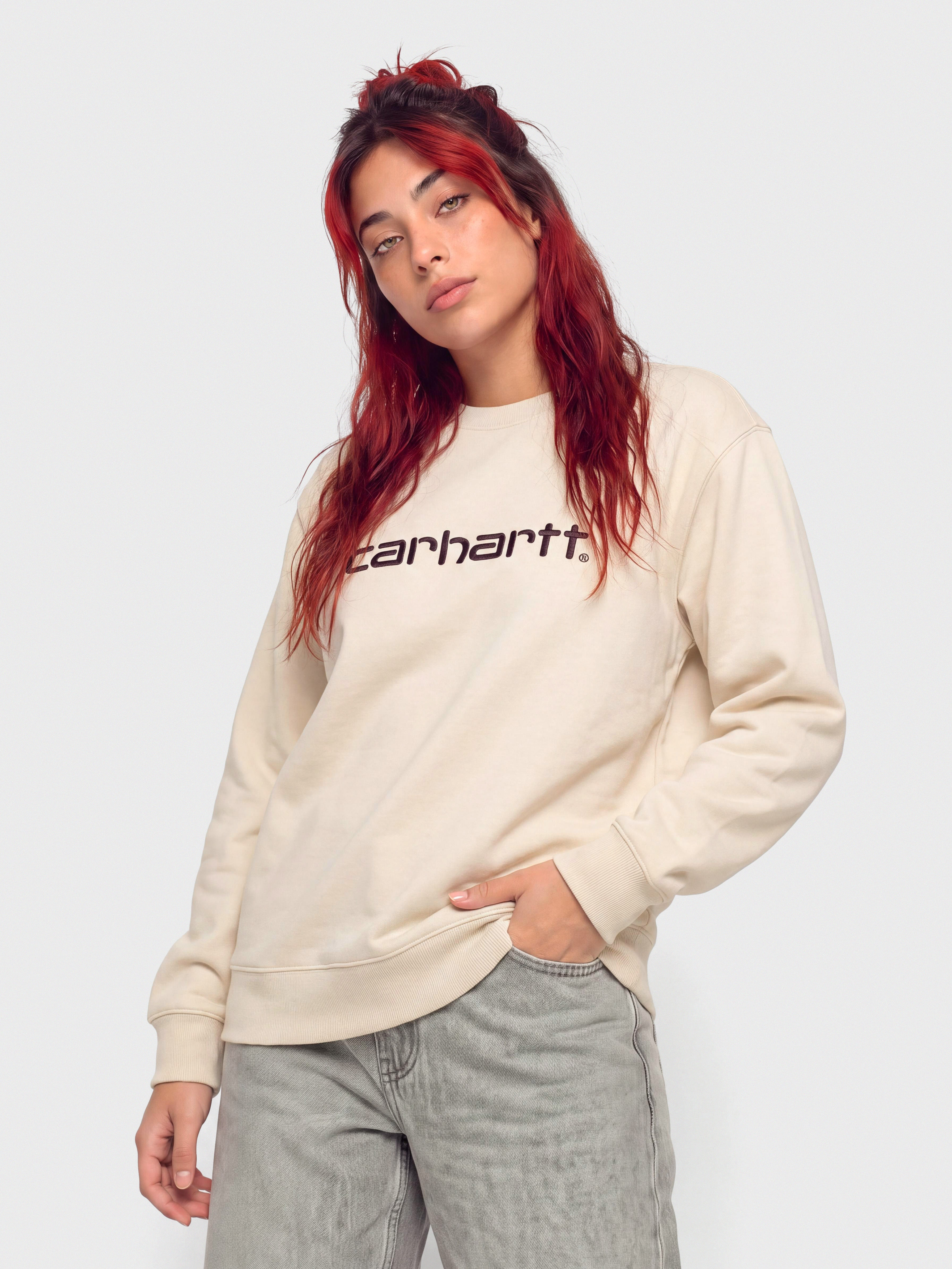 Світшот Carhartt WIP Carhartt Wmn (cinnerus/cozy purple)