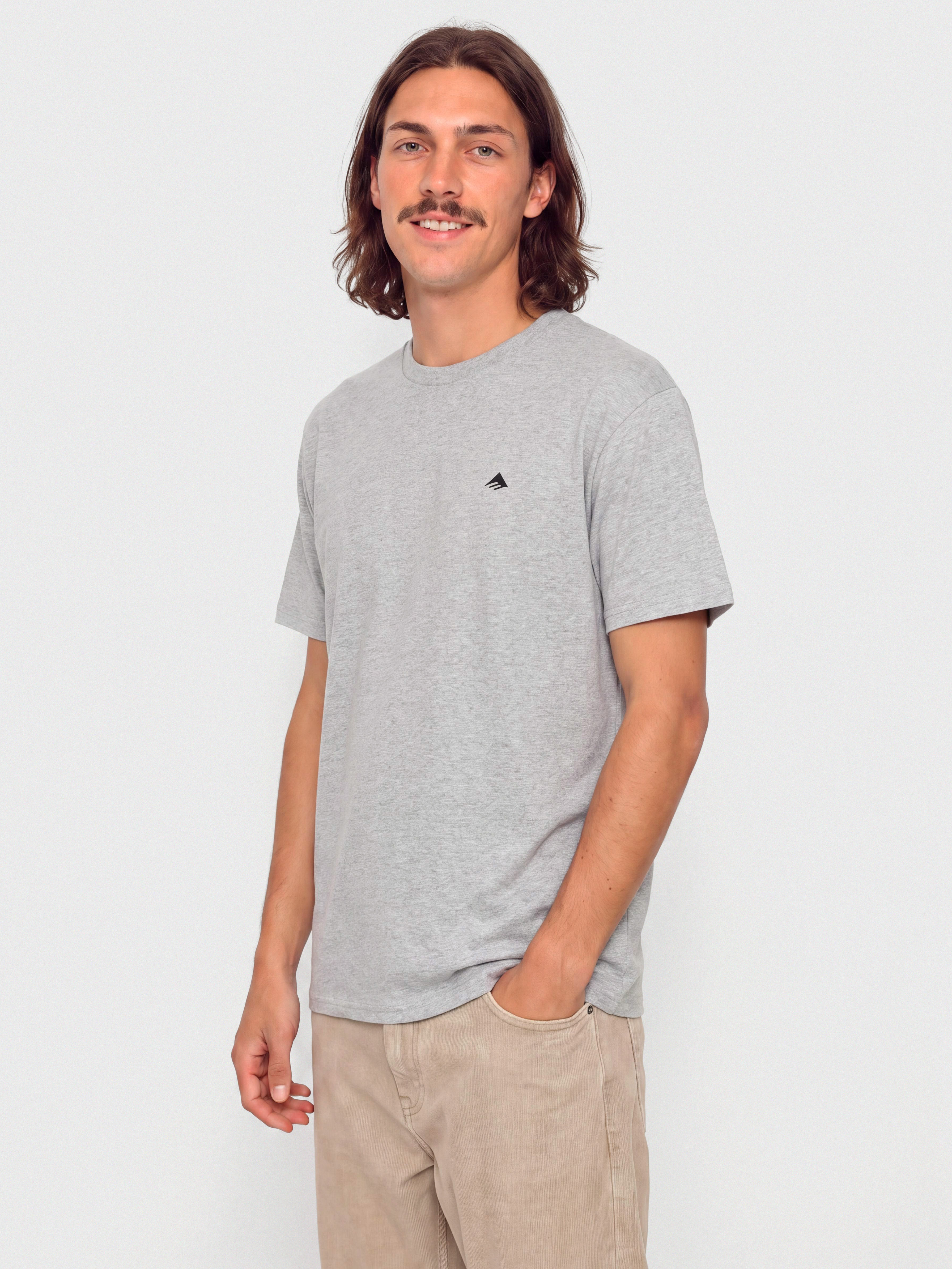 Футболка Emerica Justified Triangle (grey/heather)