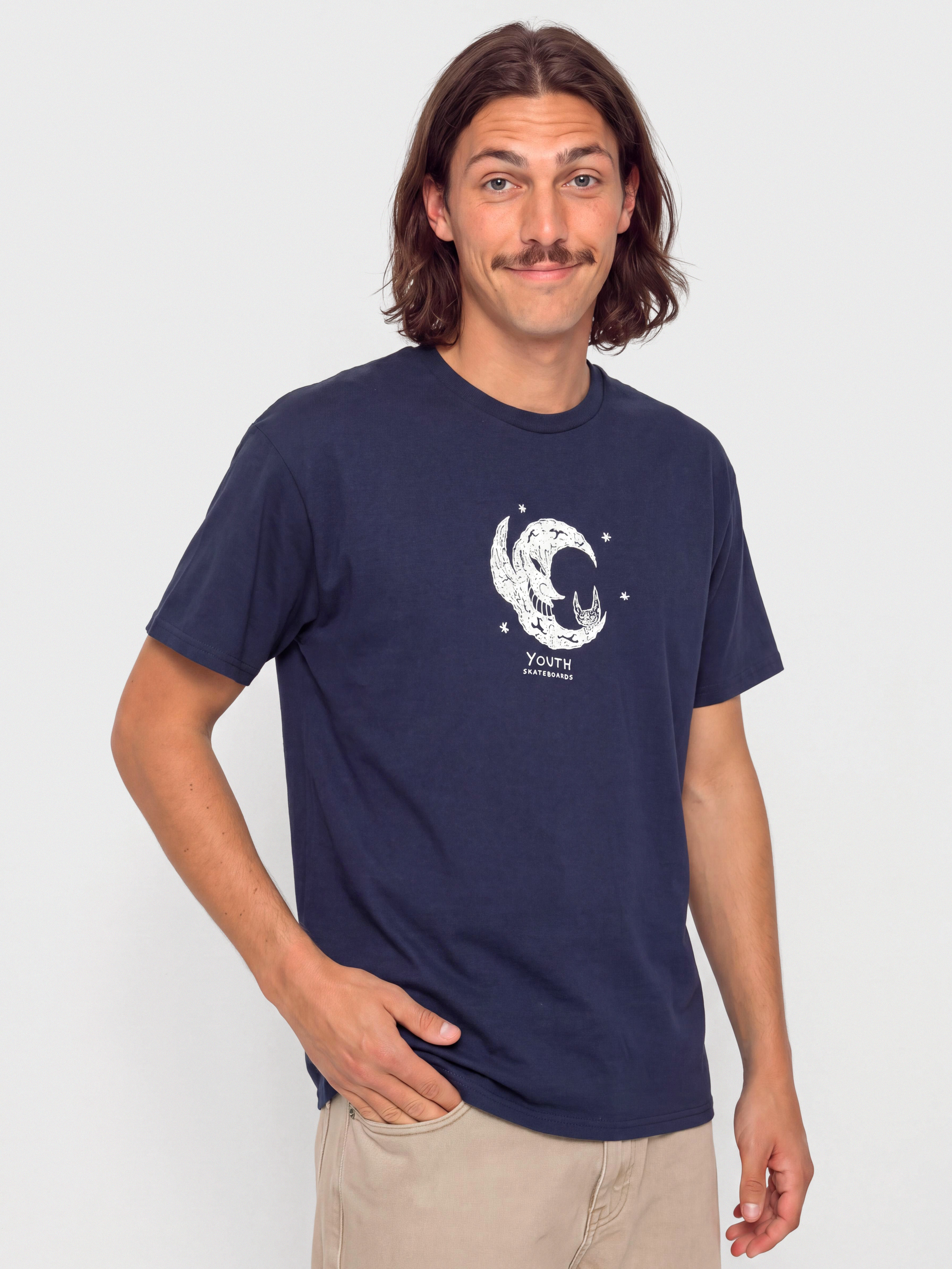 Футболка Youth Skateboards Moon Goblin (navy)