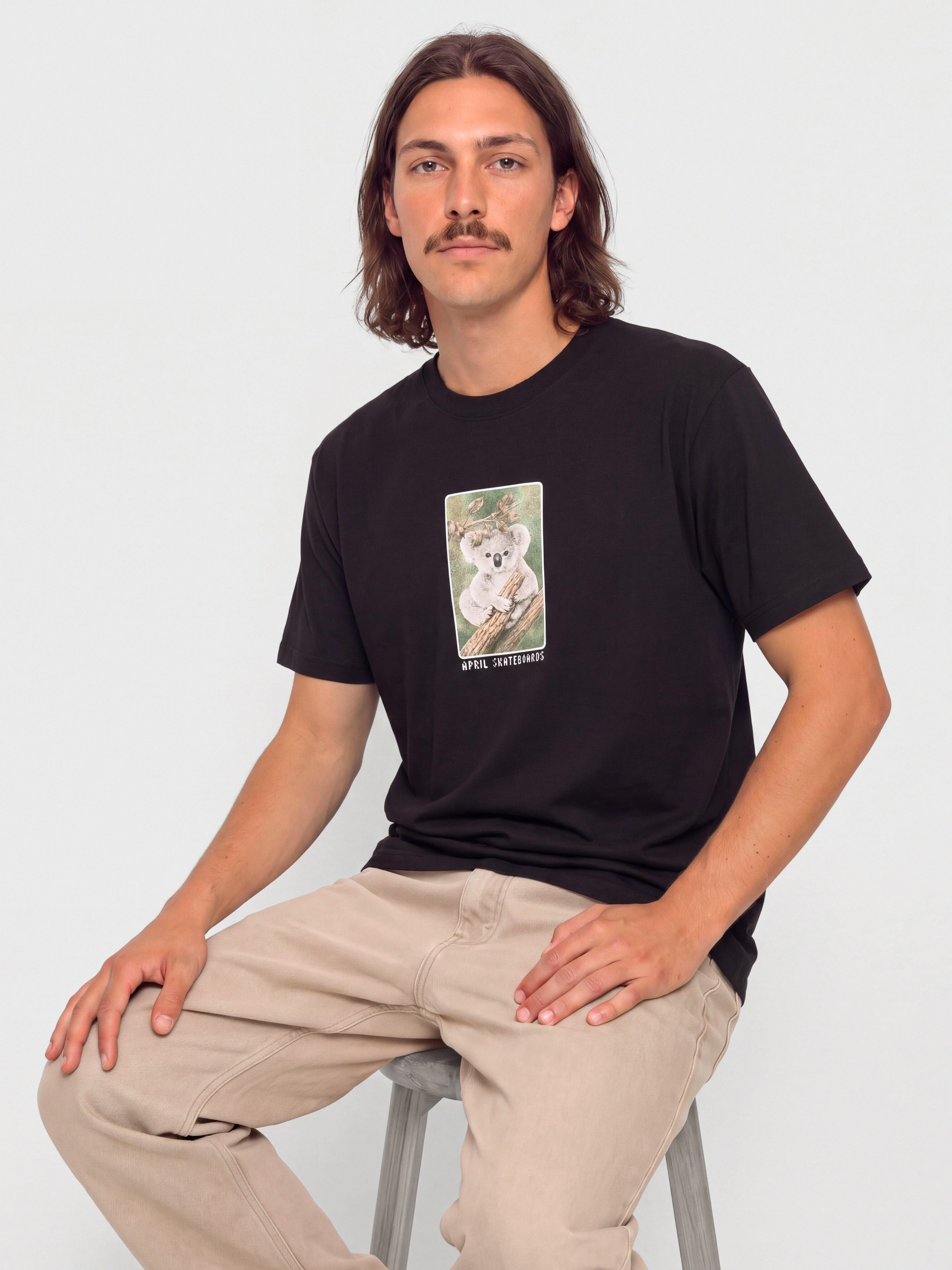 Футболка April Skateboards Marsupial (black)