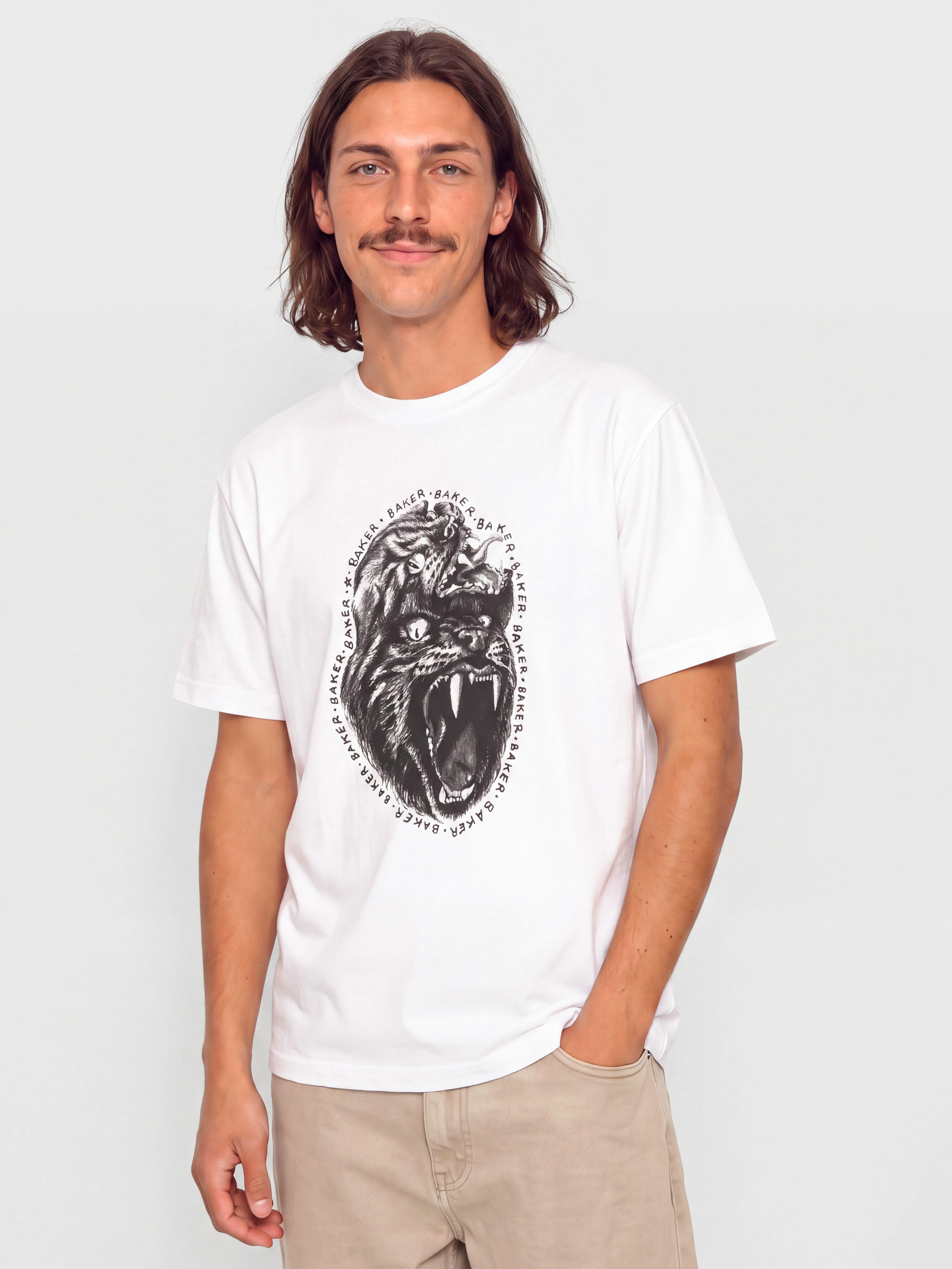 Футболка Baker Fried Beast (white)