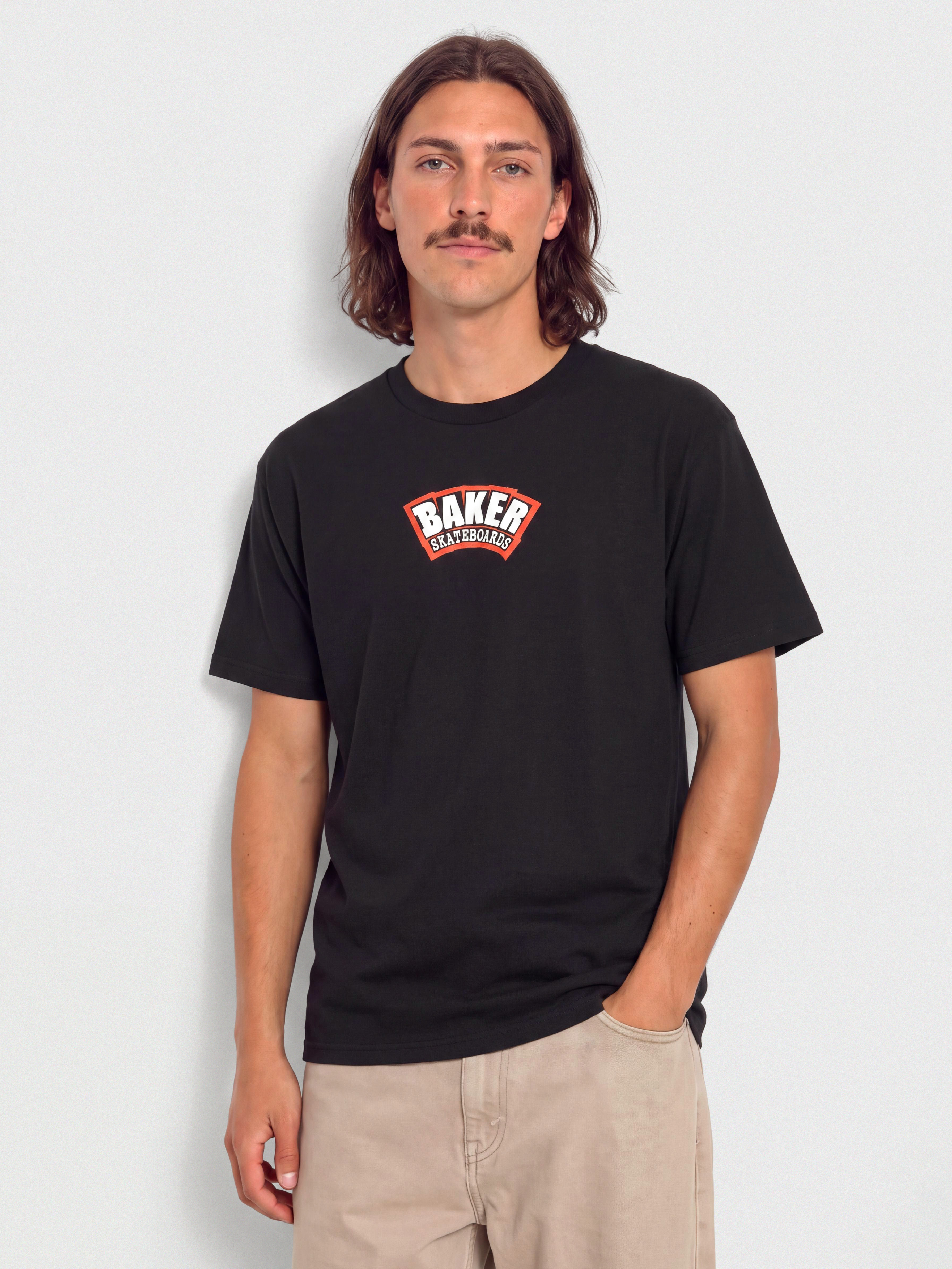Футболка Baker Arch Logo (blk/red)