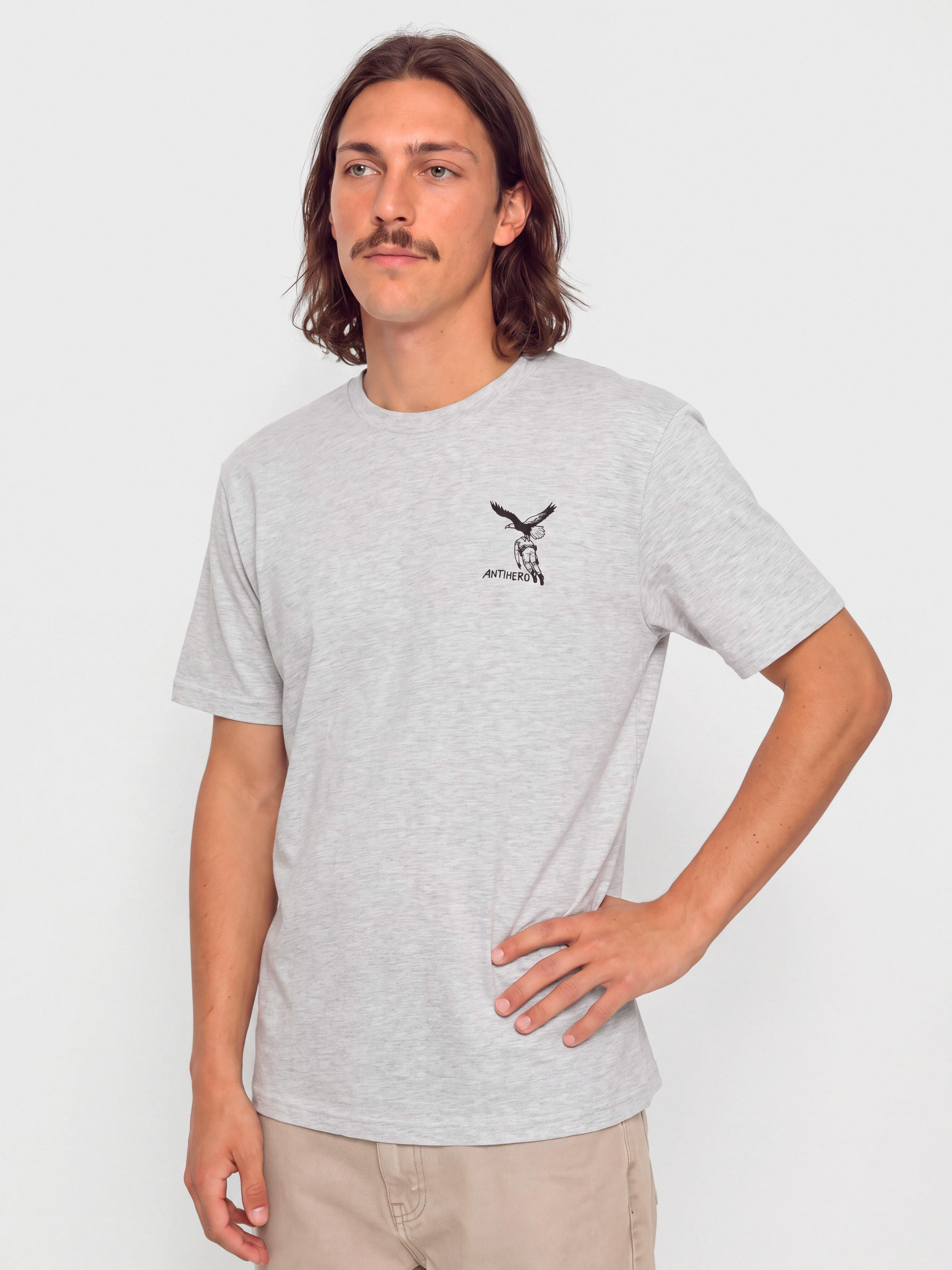 Футболка Antihero Liberdad (ash grey)