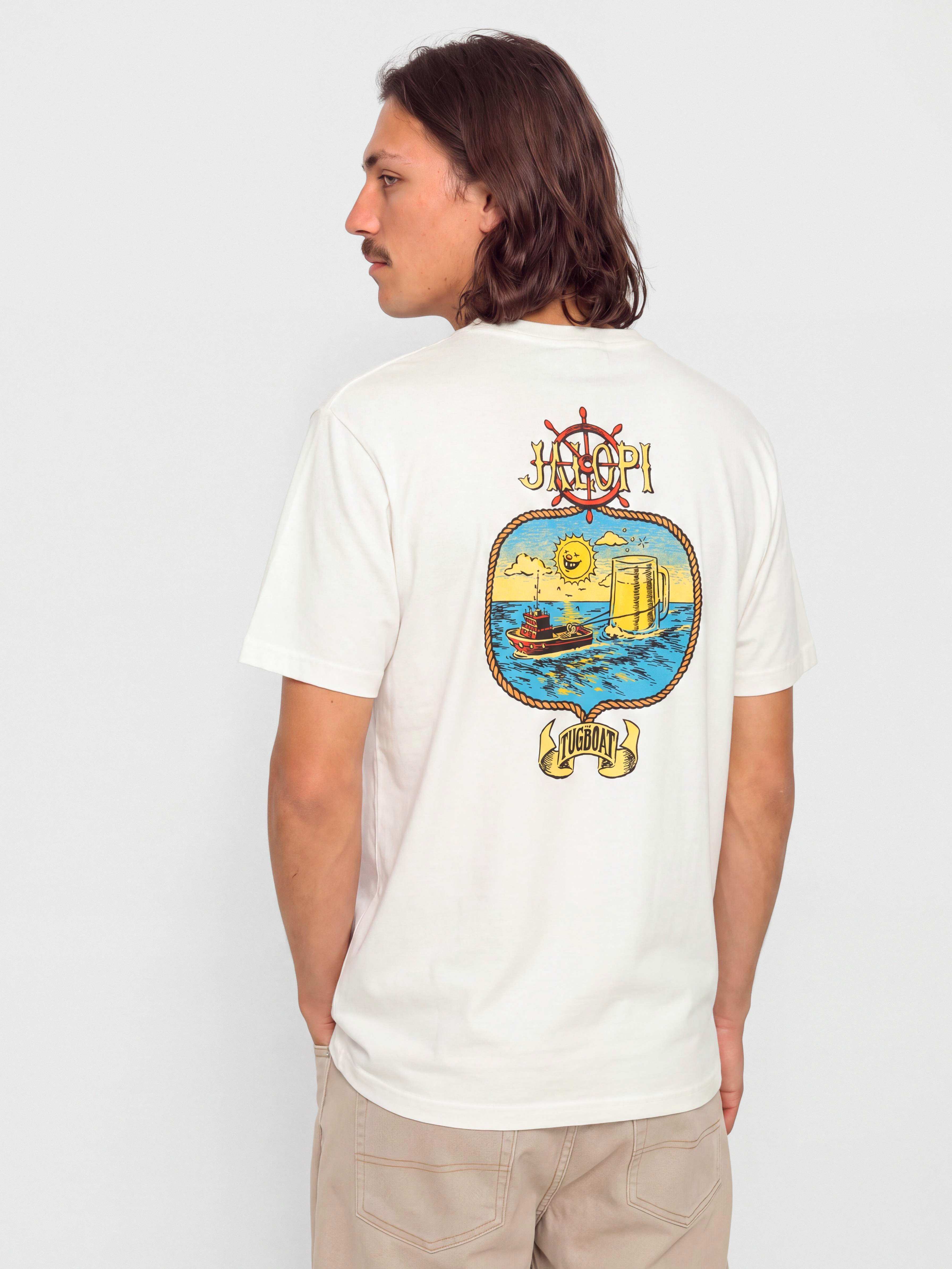 Футболка Antihero Jalopi Tugboat (white)