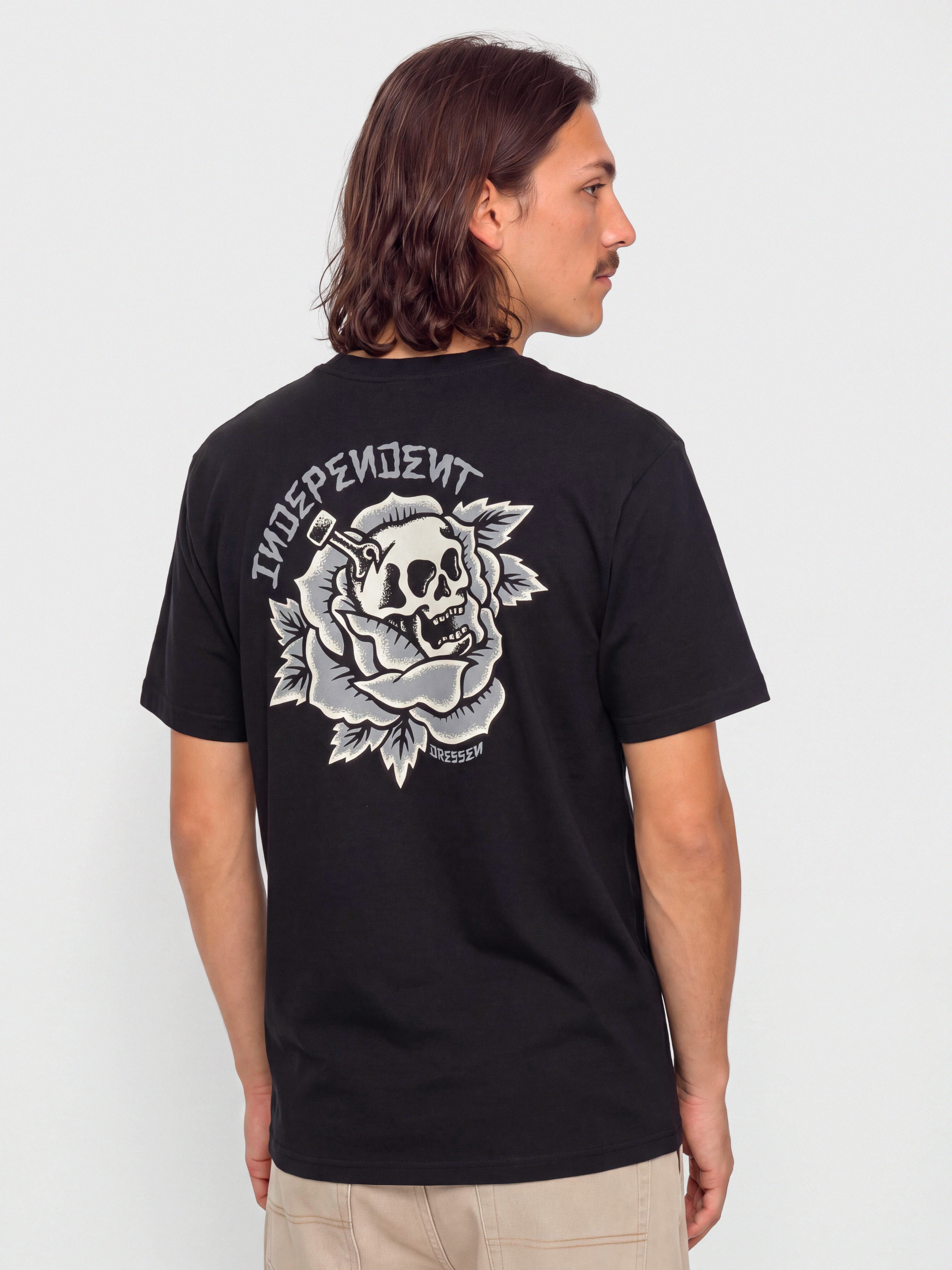Футболка Independent Dressen Skull Rose
