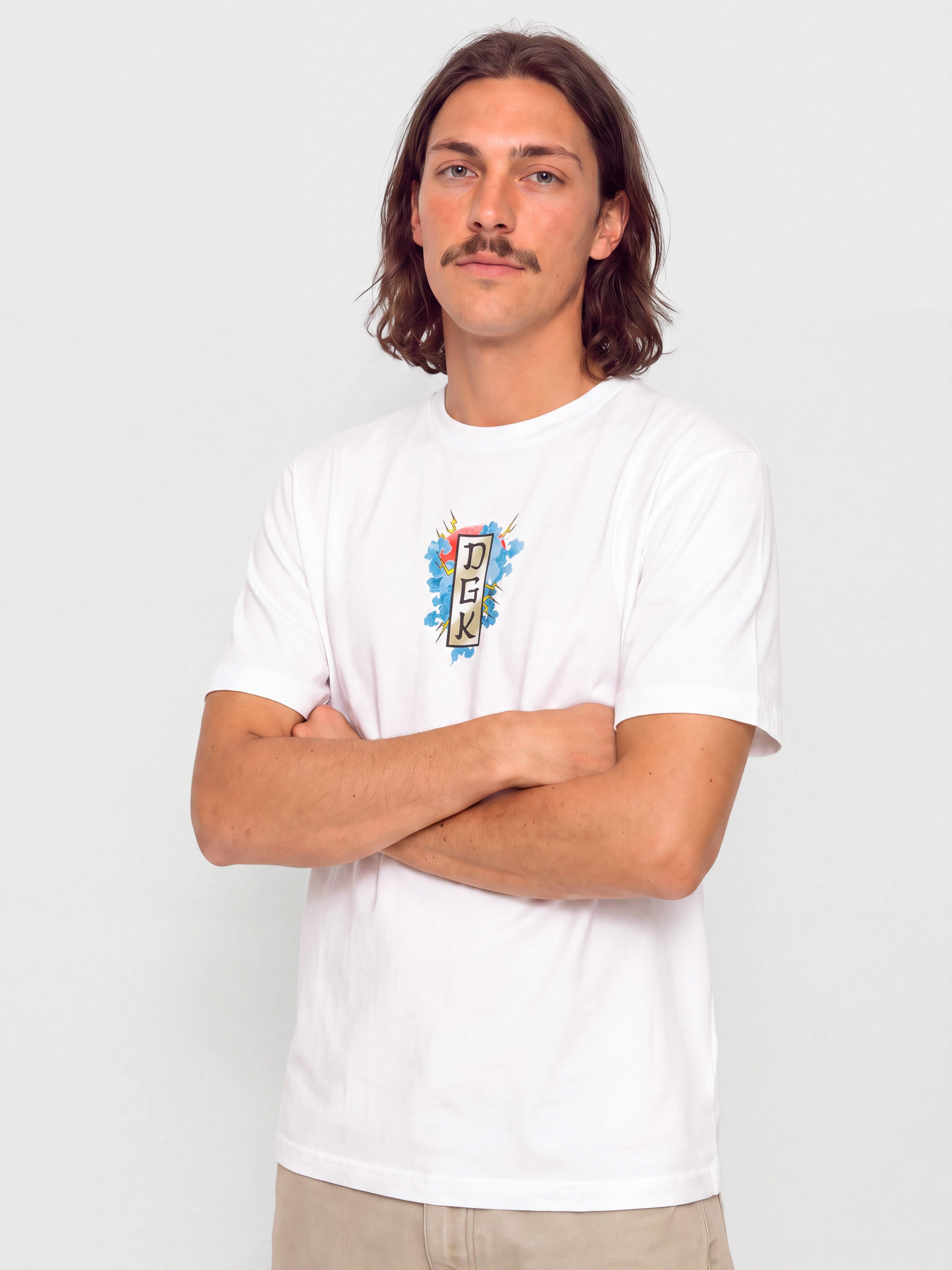 Футболка DGK Battle (white)
