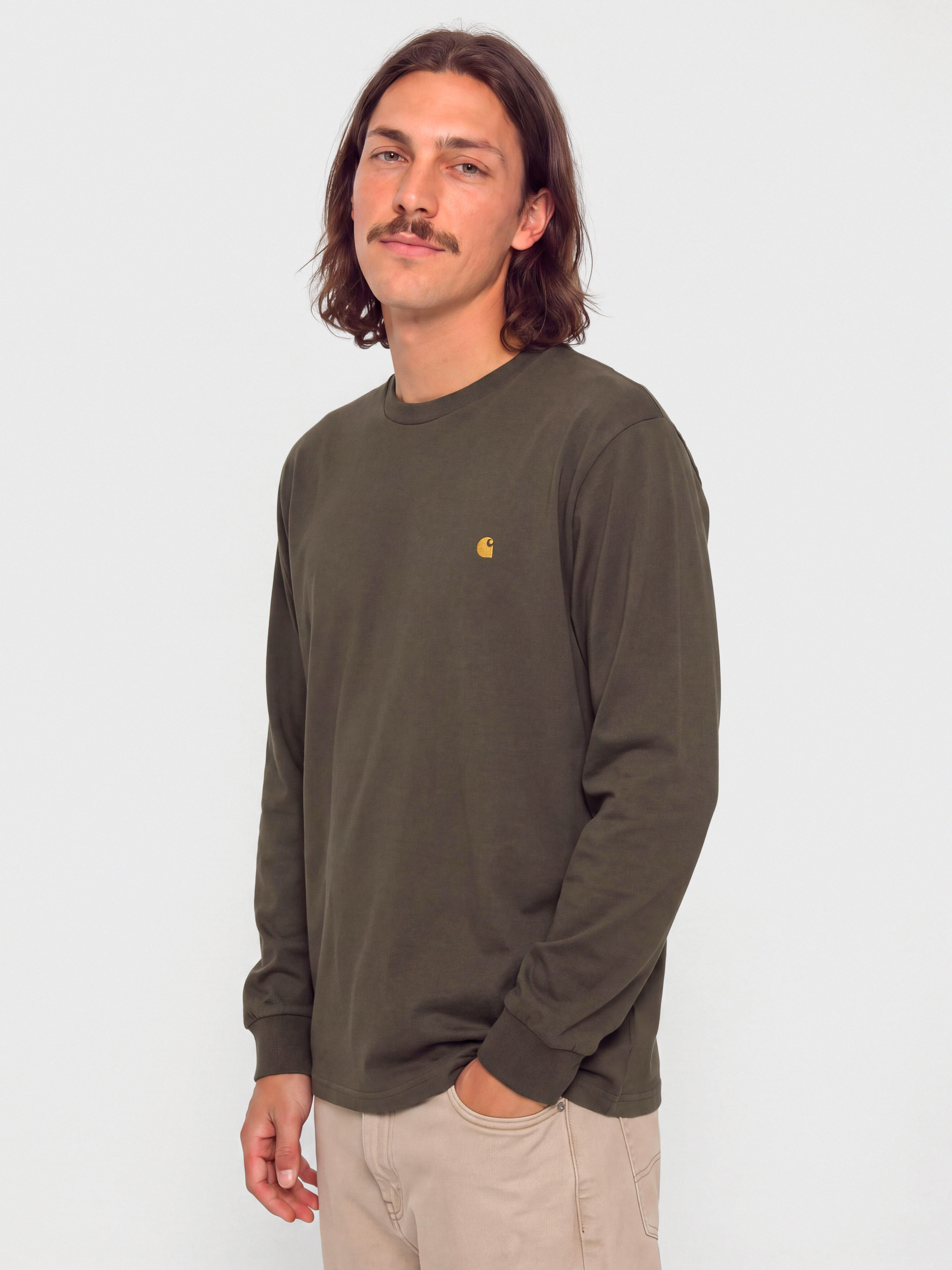u041bu043eu043du0433u0441u043bu0456u0432 Carhartt WIP Chase (shungite/gold)