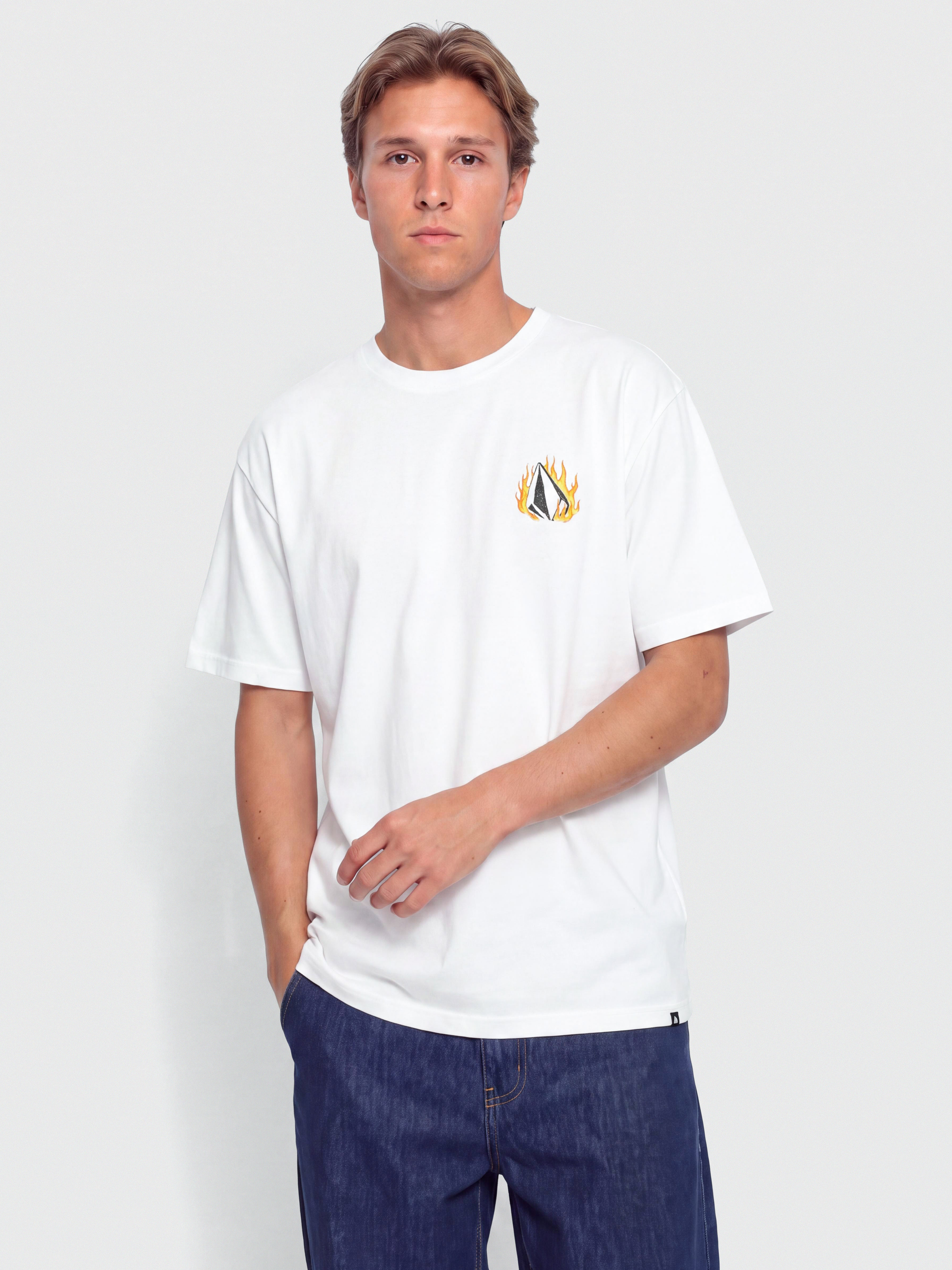 Футболка Volcom Double Fantasy Lse (white)