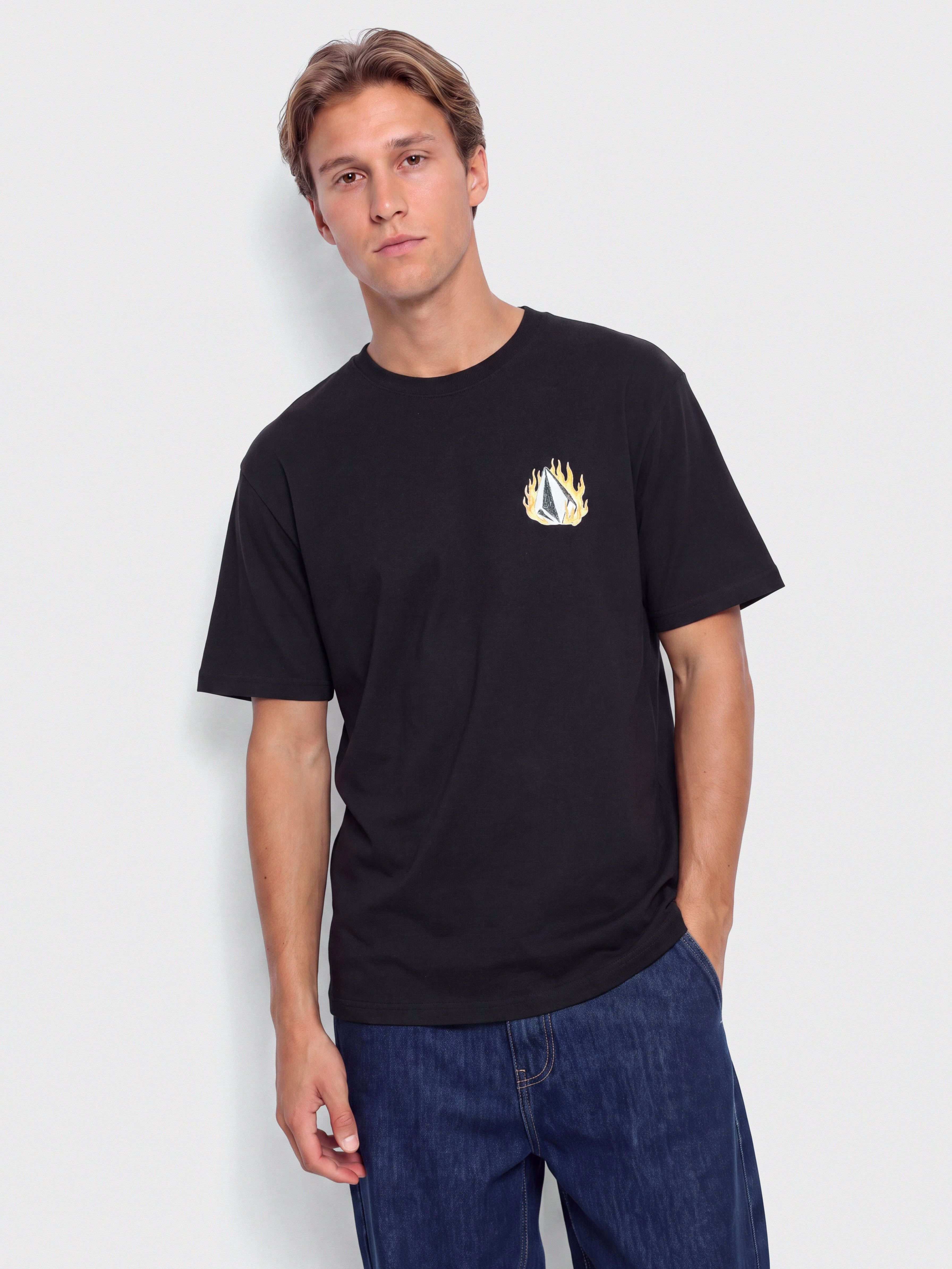 Футболка Volcom Double Fantasy Lse (black)