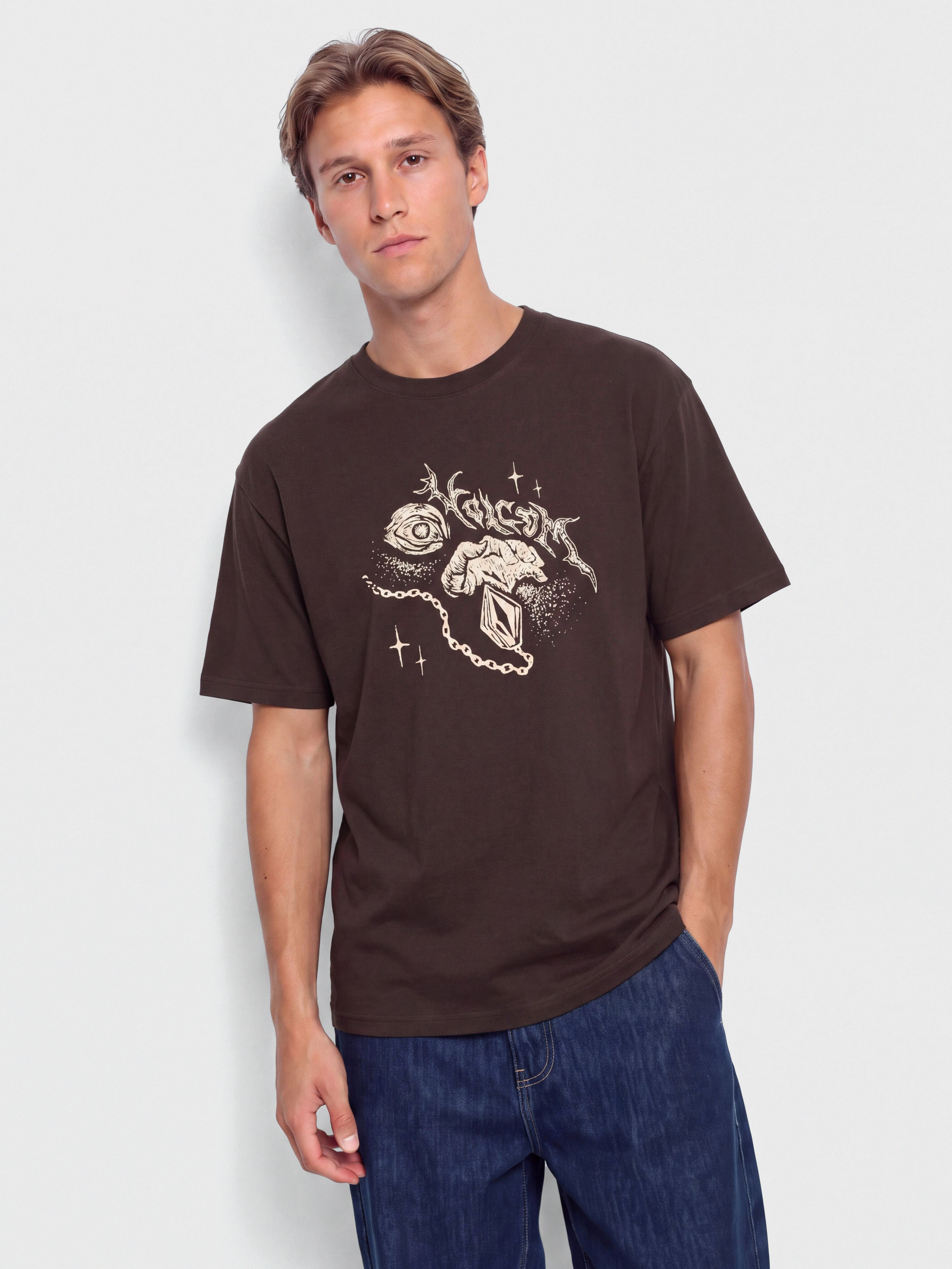Футболка Volcom Death Truction Lse (cacao)
