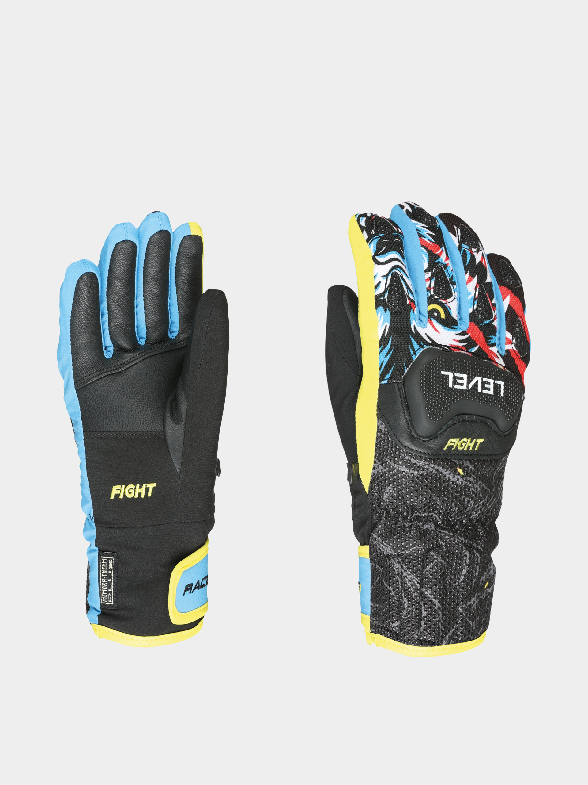 Рукавиці Level Race Jr JR (black yellow)