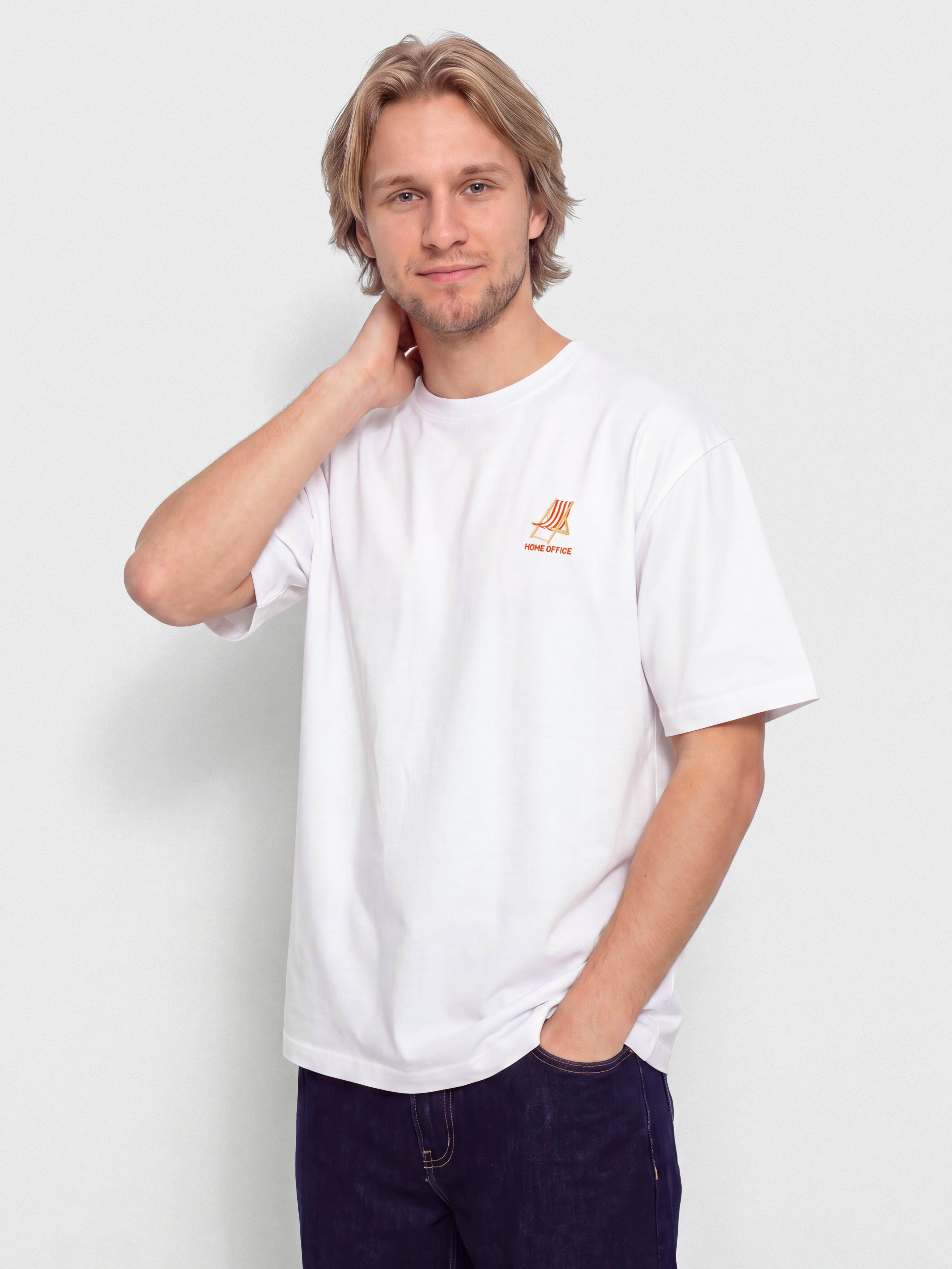 Футболка Iriedaily Homeoffice (white)