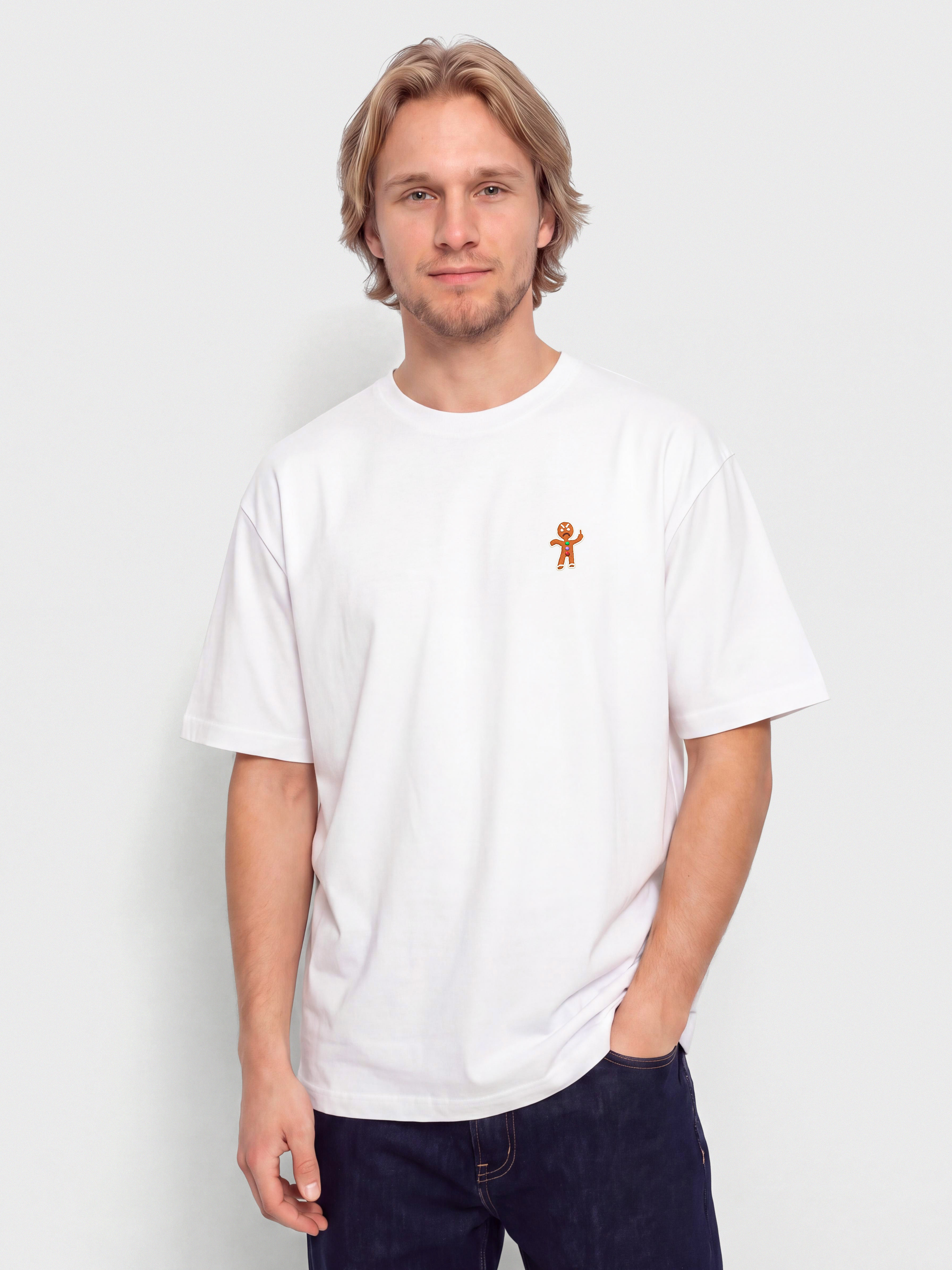 Футболка Iriedaily Cookieman Emb (white)