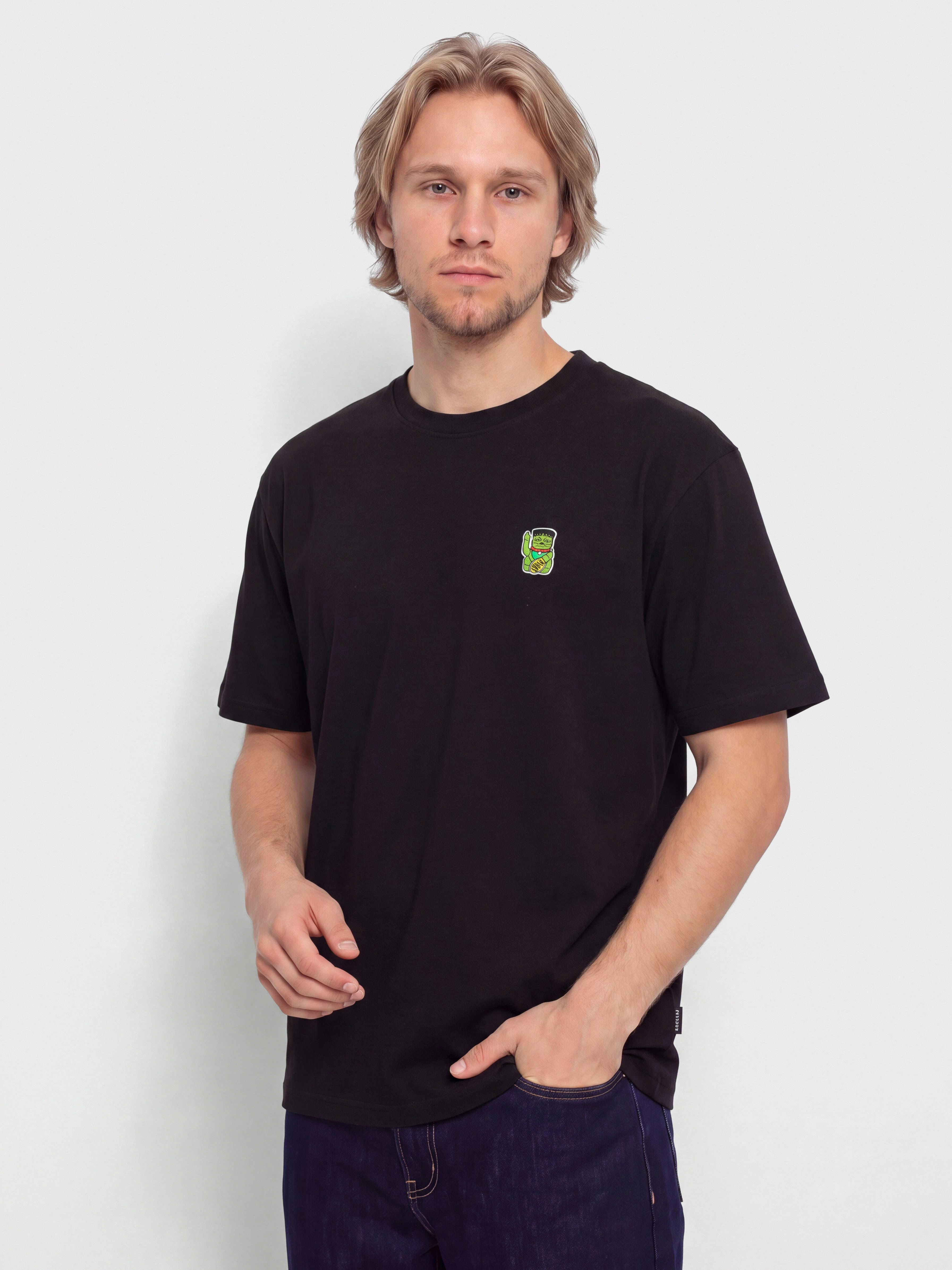 Футболка Iriedaily Franken Cat (black)