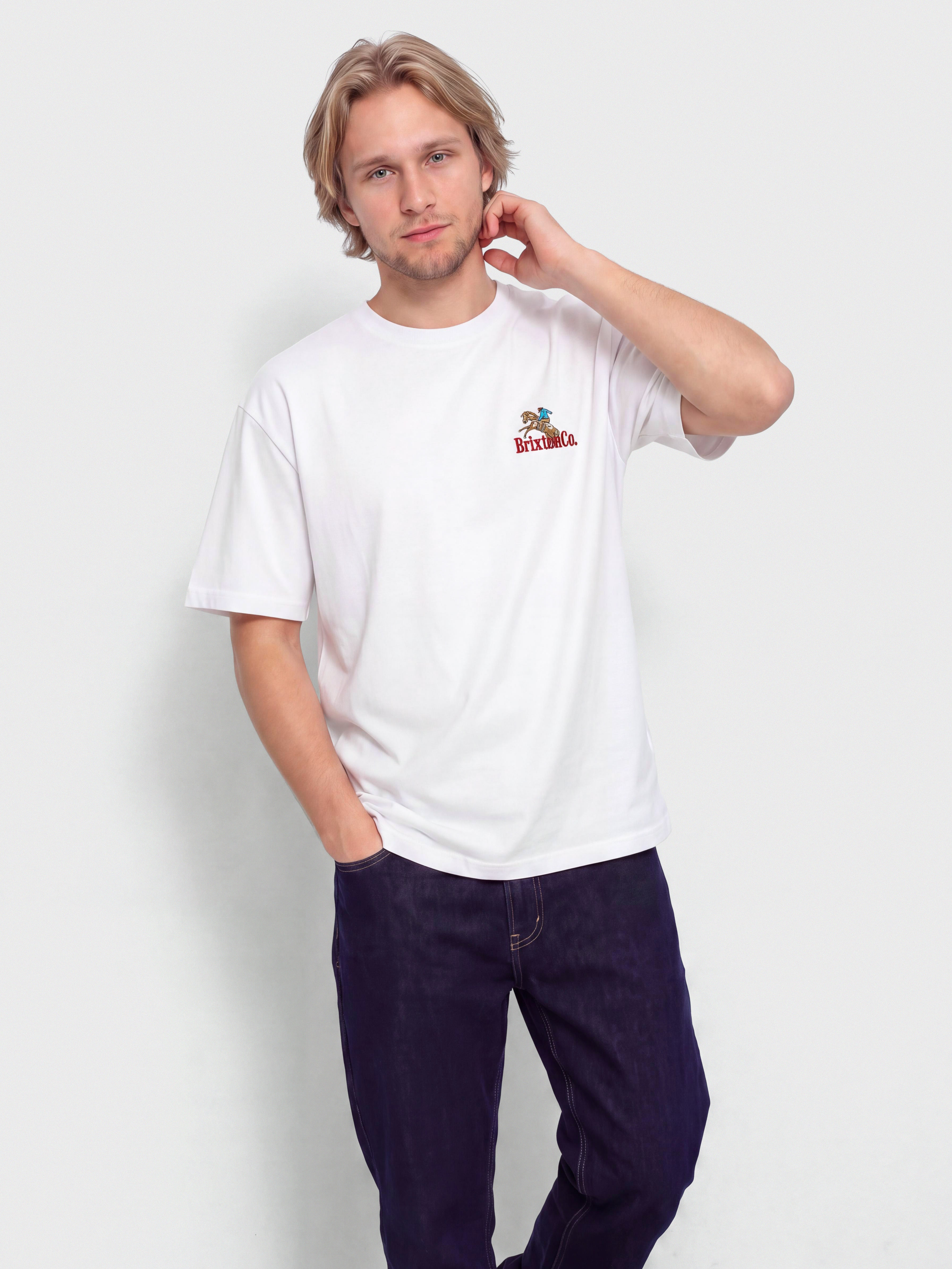 Футболка Brixton Inwood Stt (white)