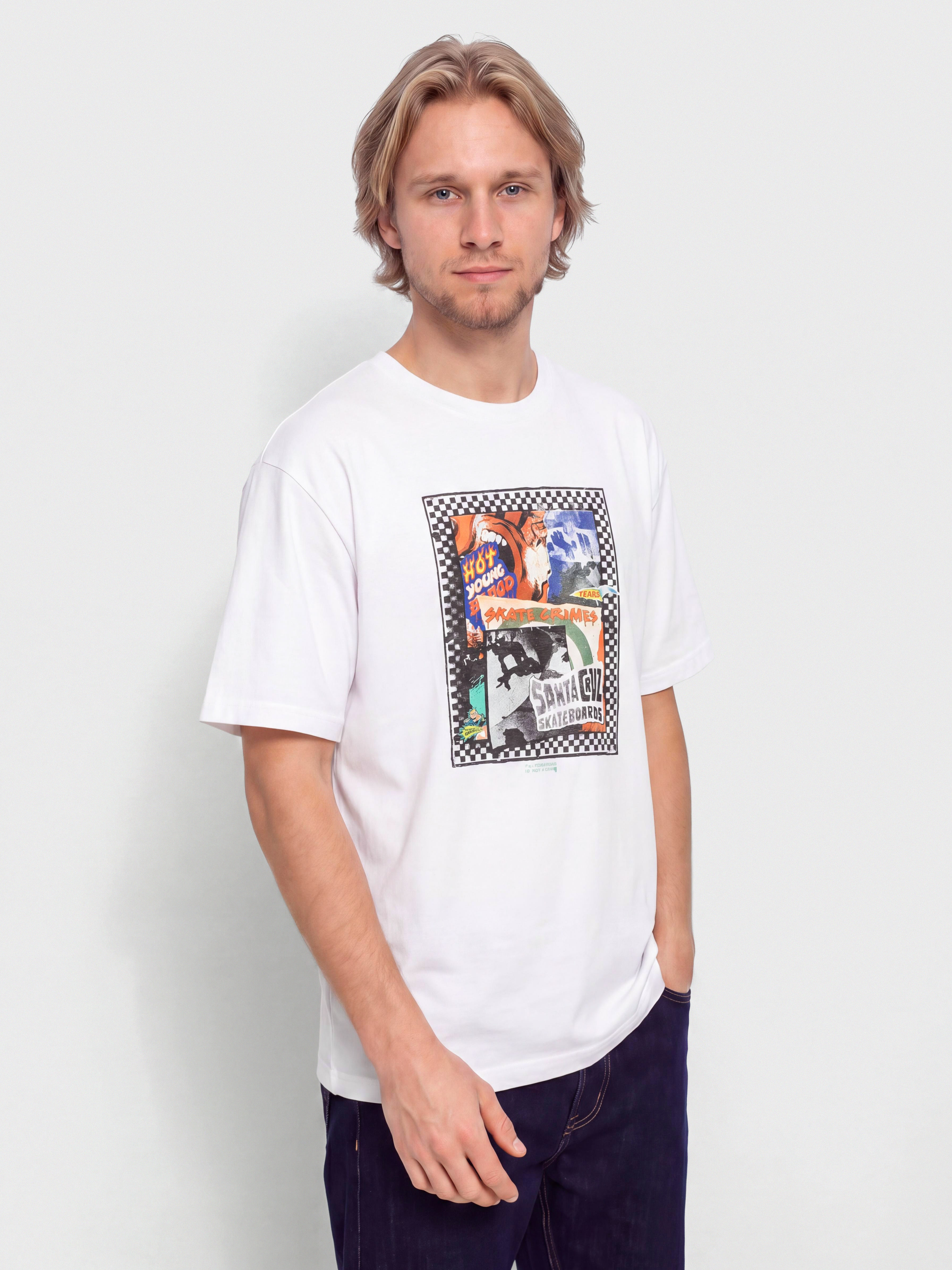 Футболка Santa Cruz Ad Collage Front (white)