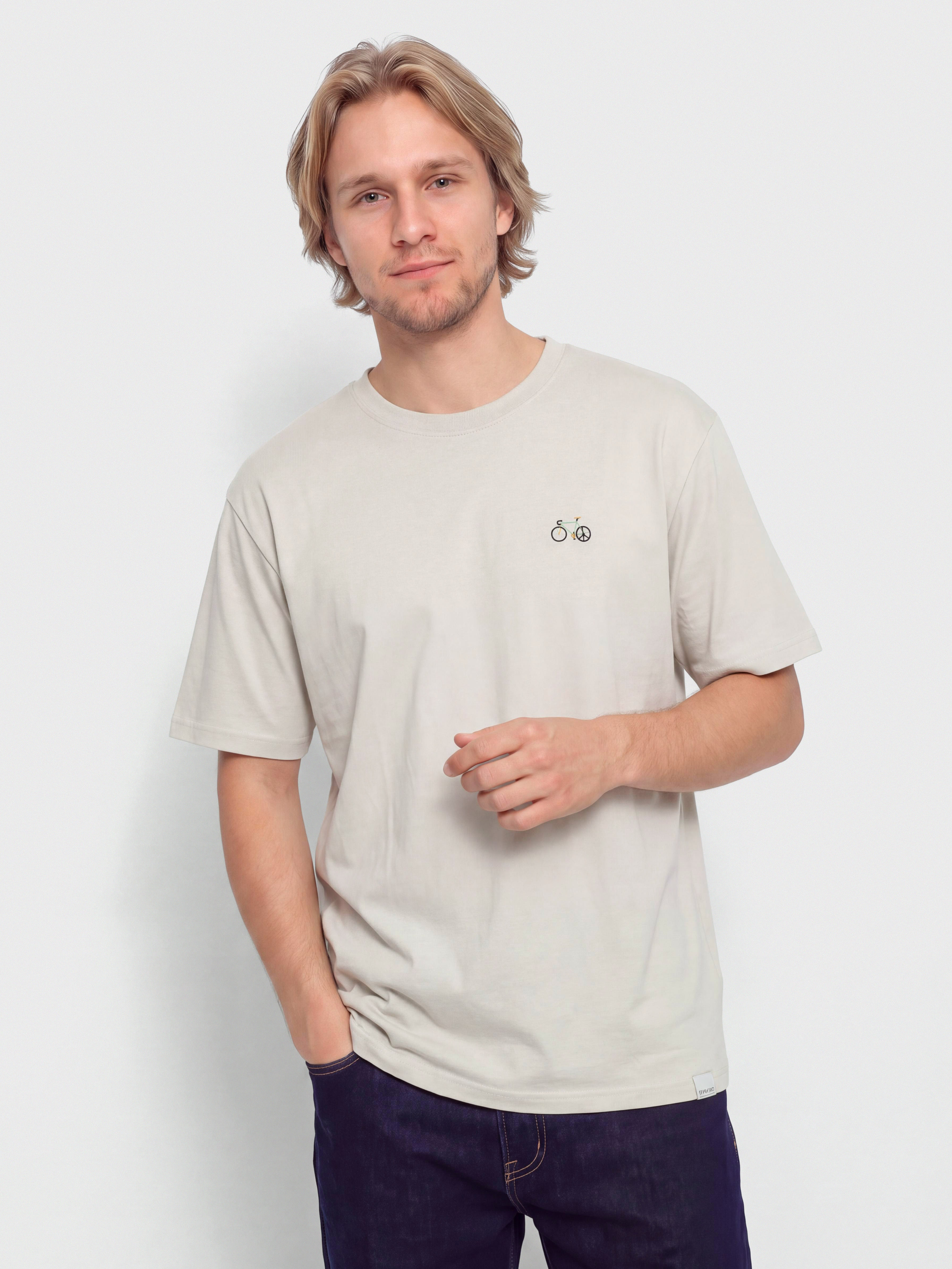 Футболка Iriedaily Peaceride Emb (cloud grey)
