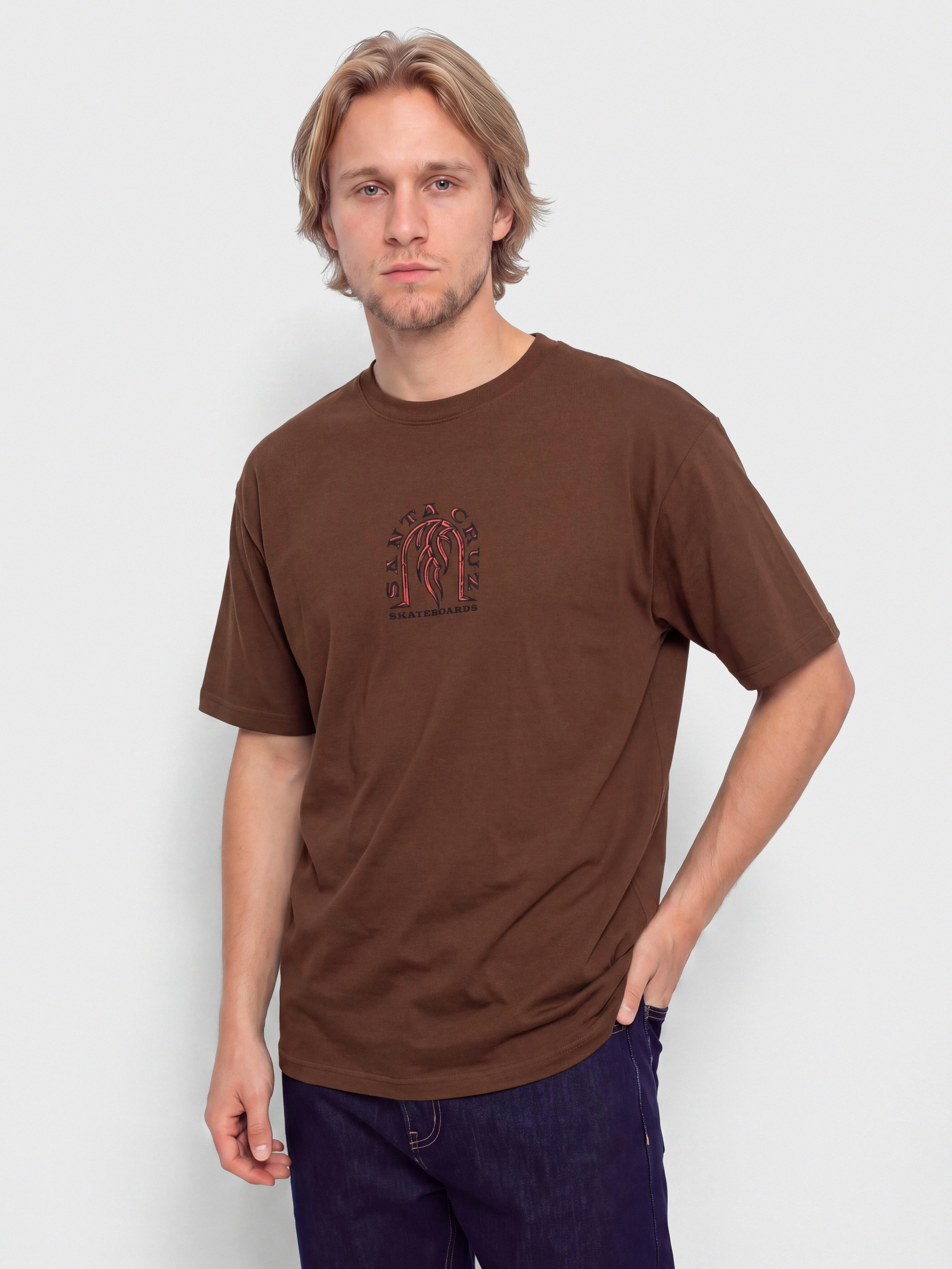 u0424u0443u0442u0431u043eu043bu043au0430 Santa Cruz Dressen Tribal Arch Front (coffee)