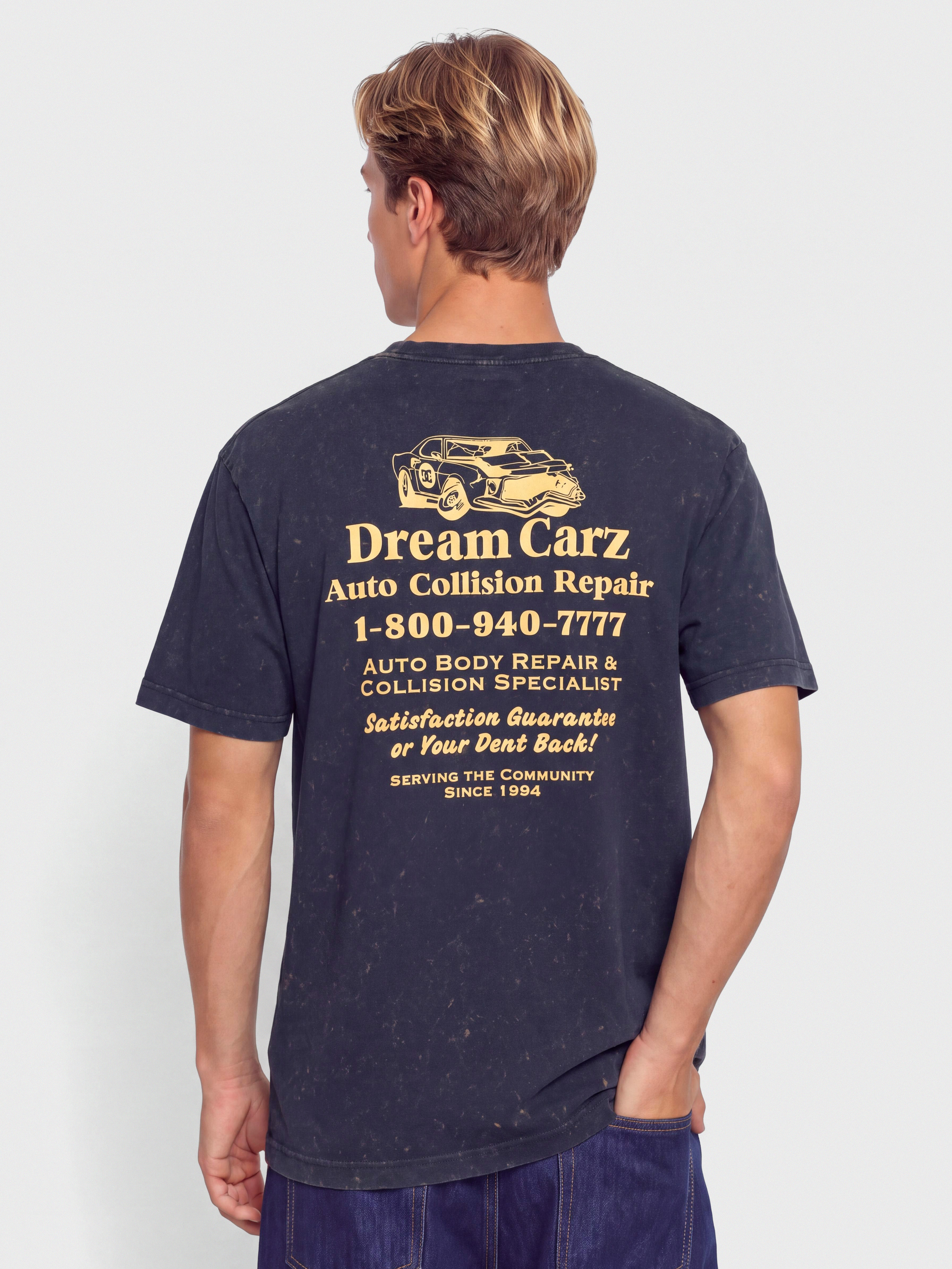 Футболка DC Fix Up (dress blues rain wash)