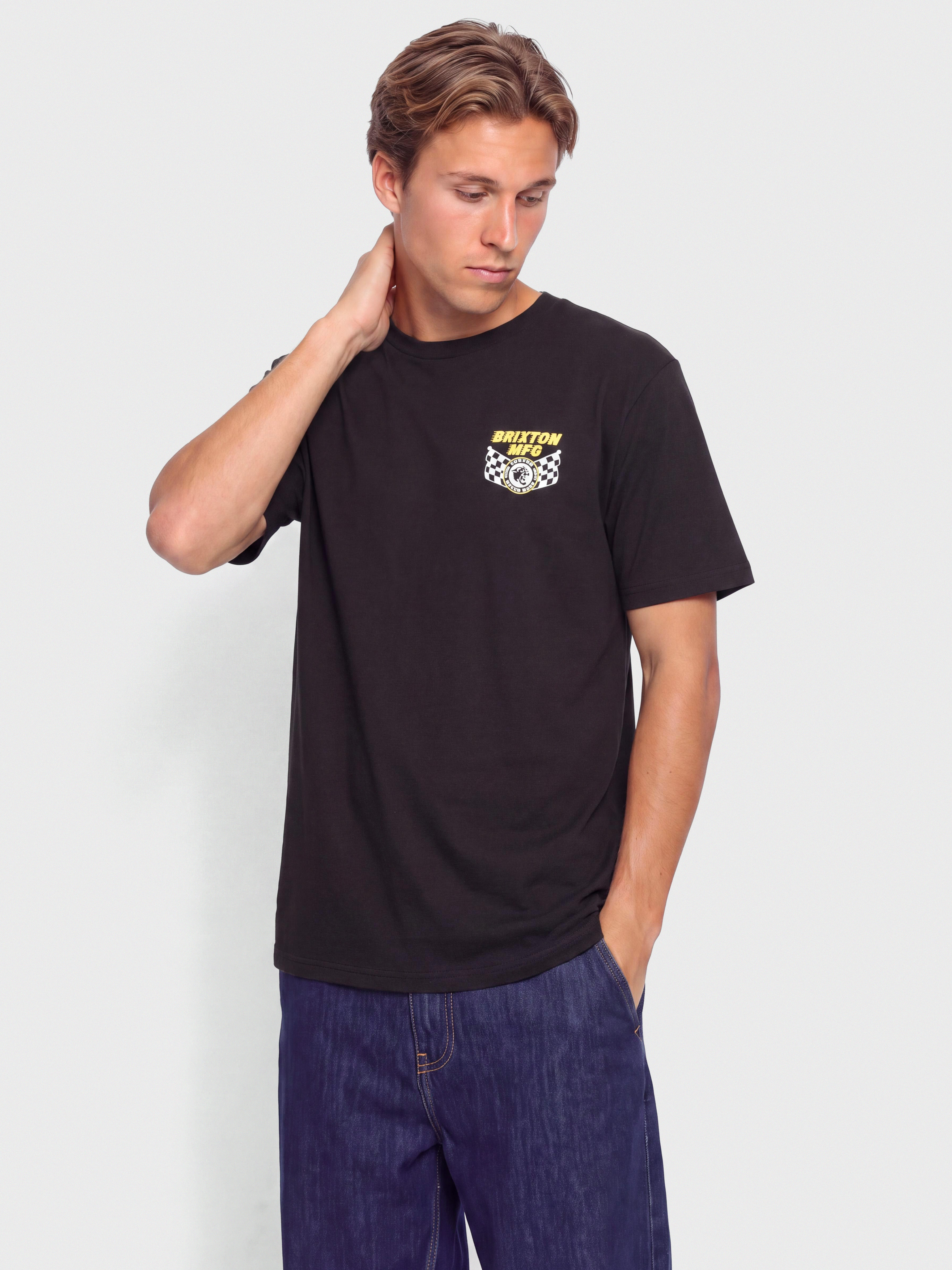 Футболка Brixton Dunbar Stt (black)