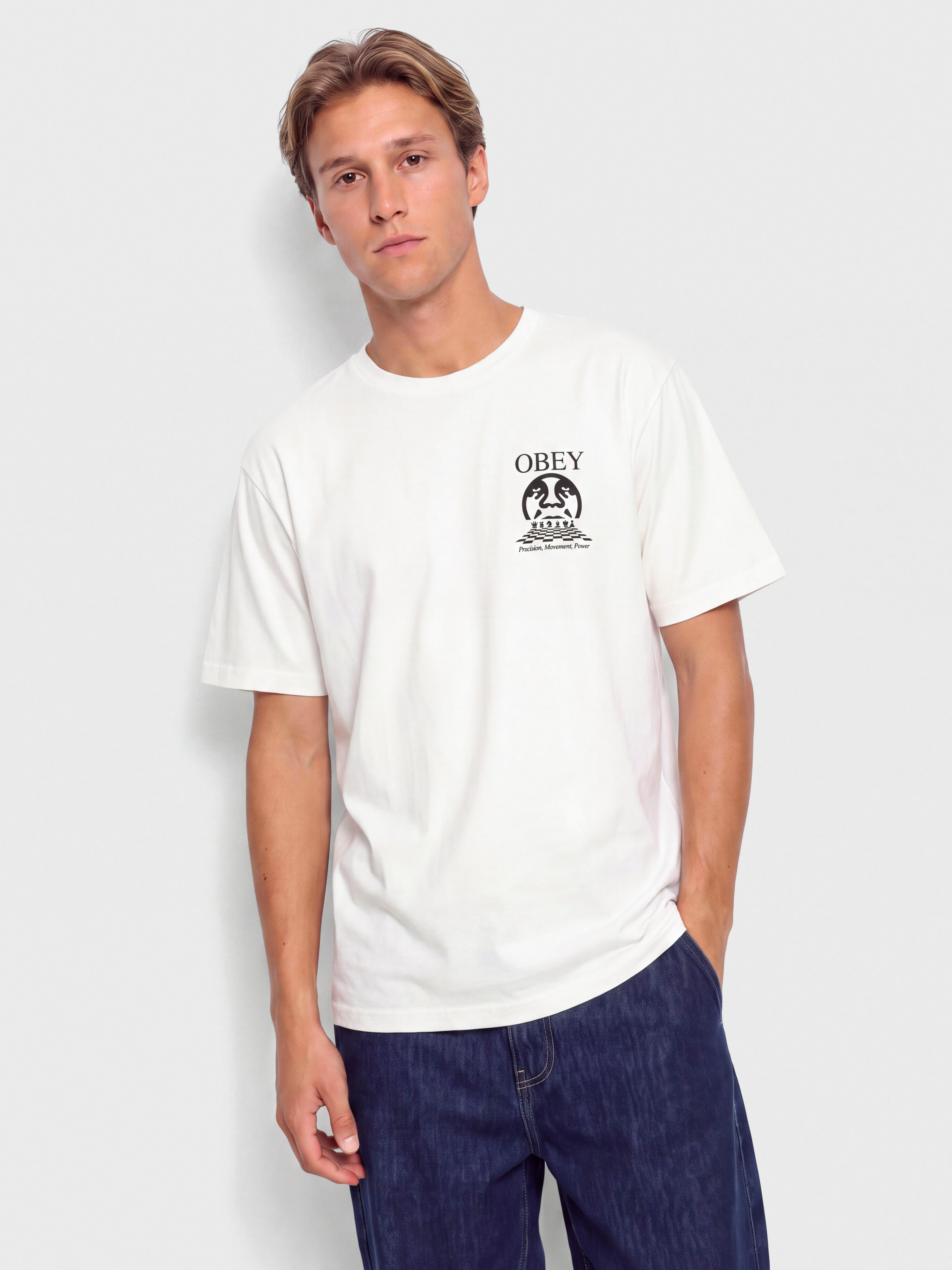 Футболка OBEY Obey Precision (pigment vintage white)
