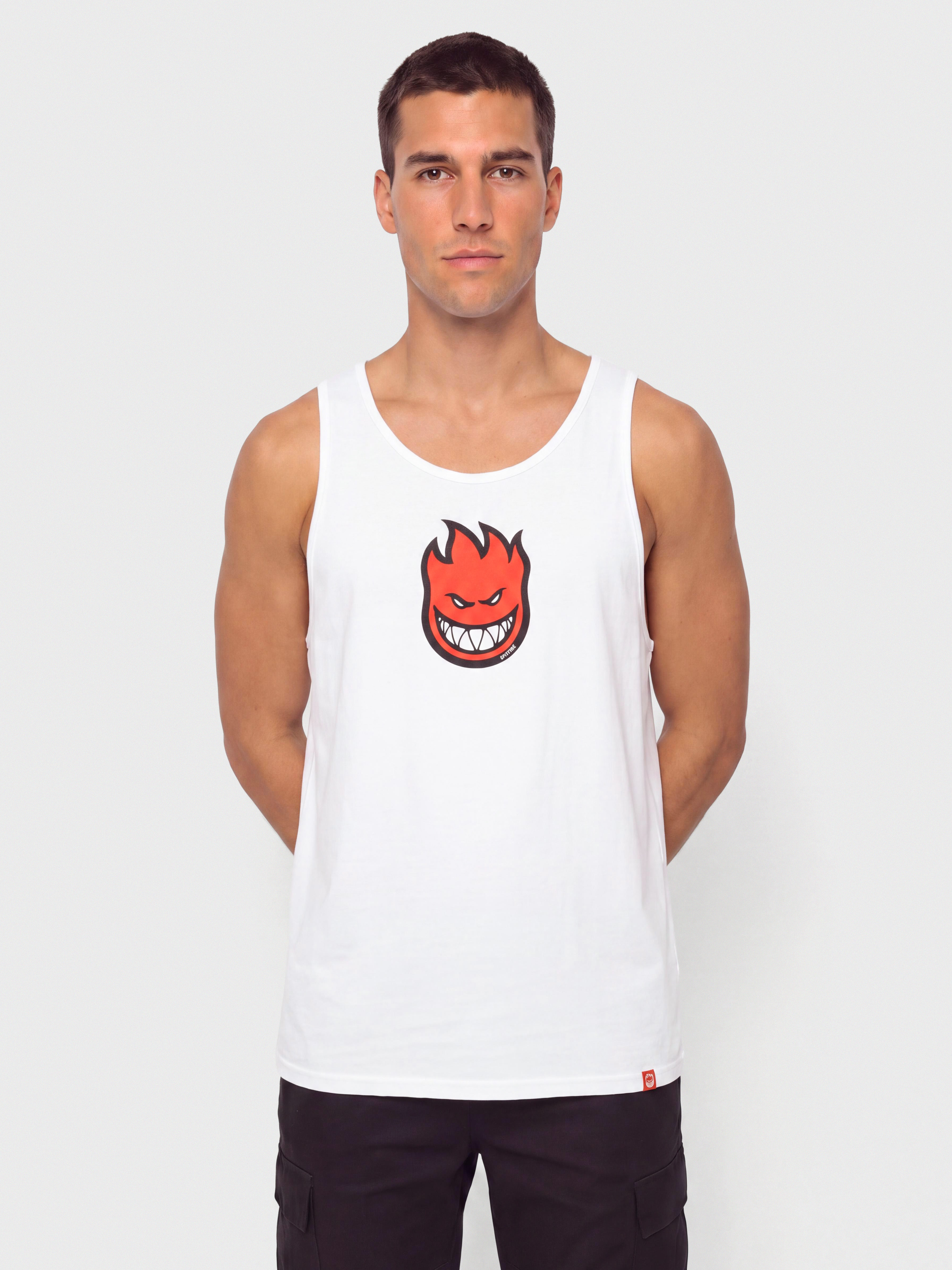  Футболка Spitfire Bighead Mid Fill (white w/red black white print)