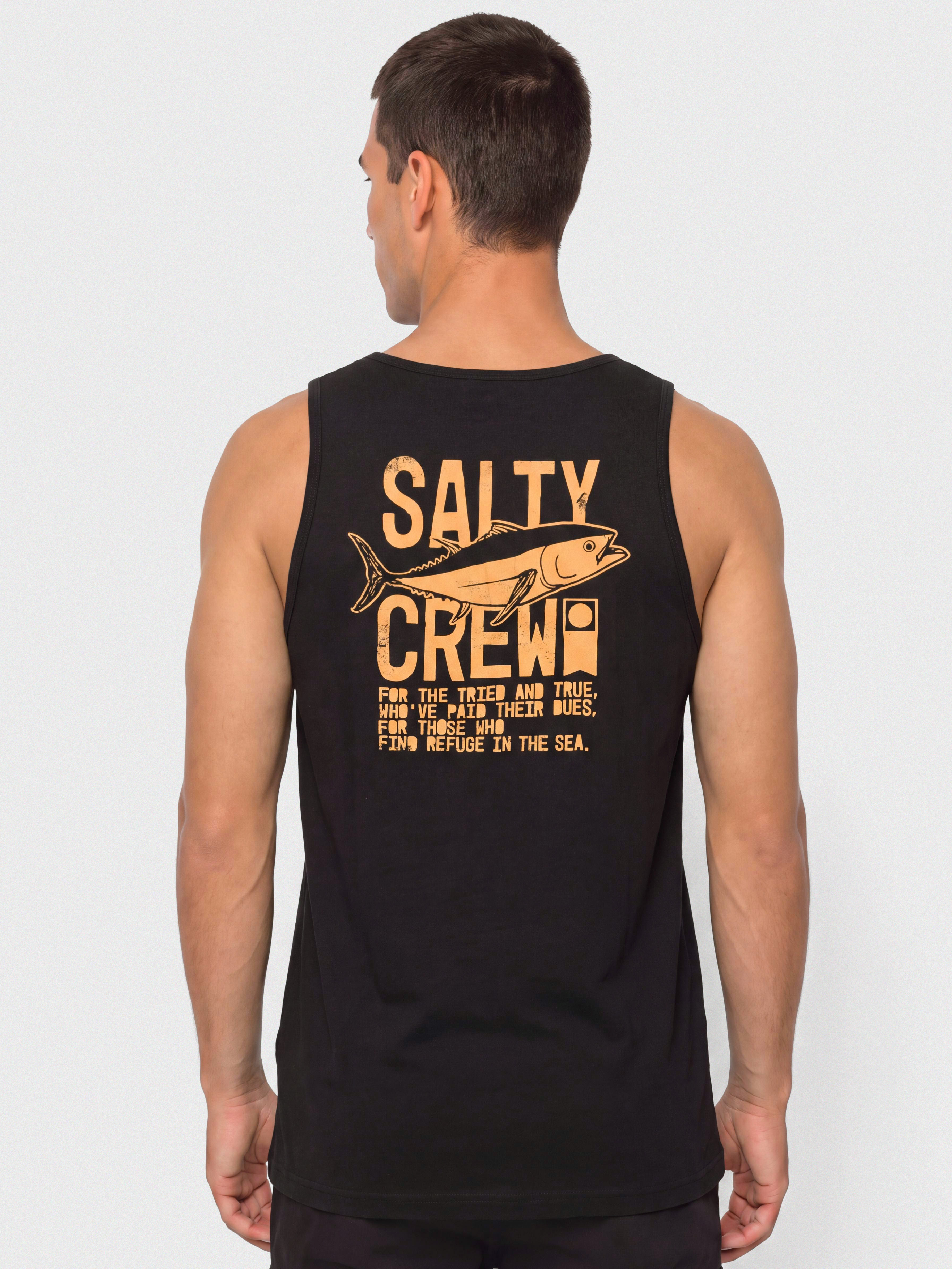  Футболка Salty Crew Tried And True (black)