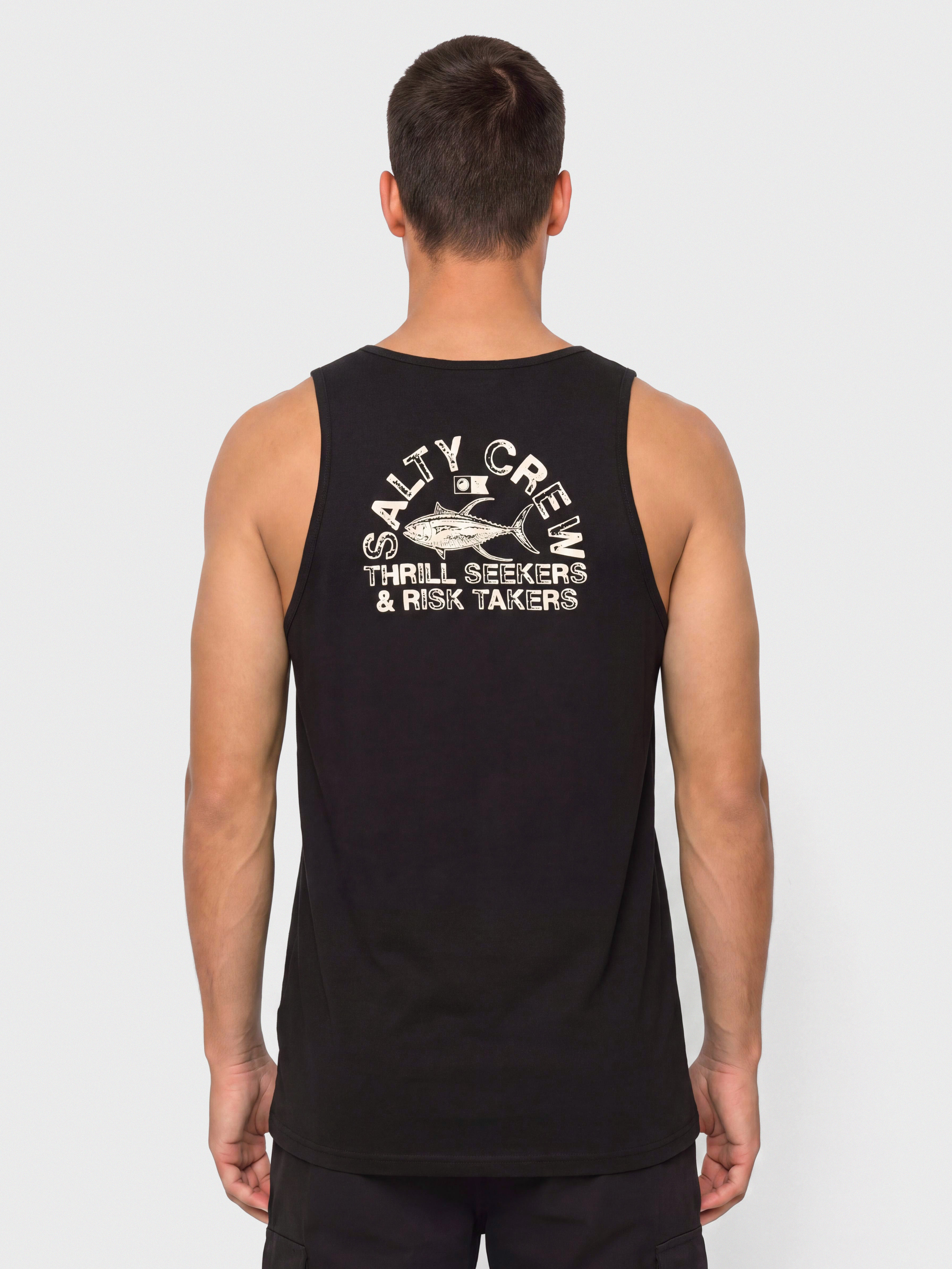  Футболка Salty Crew Stamped (black)