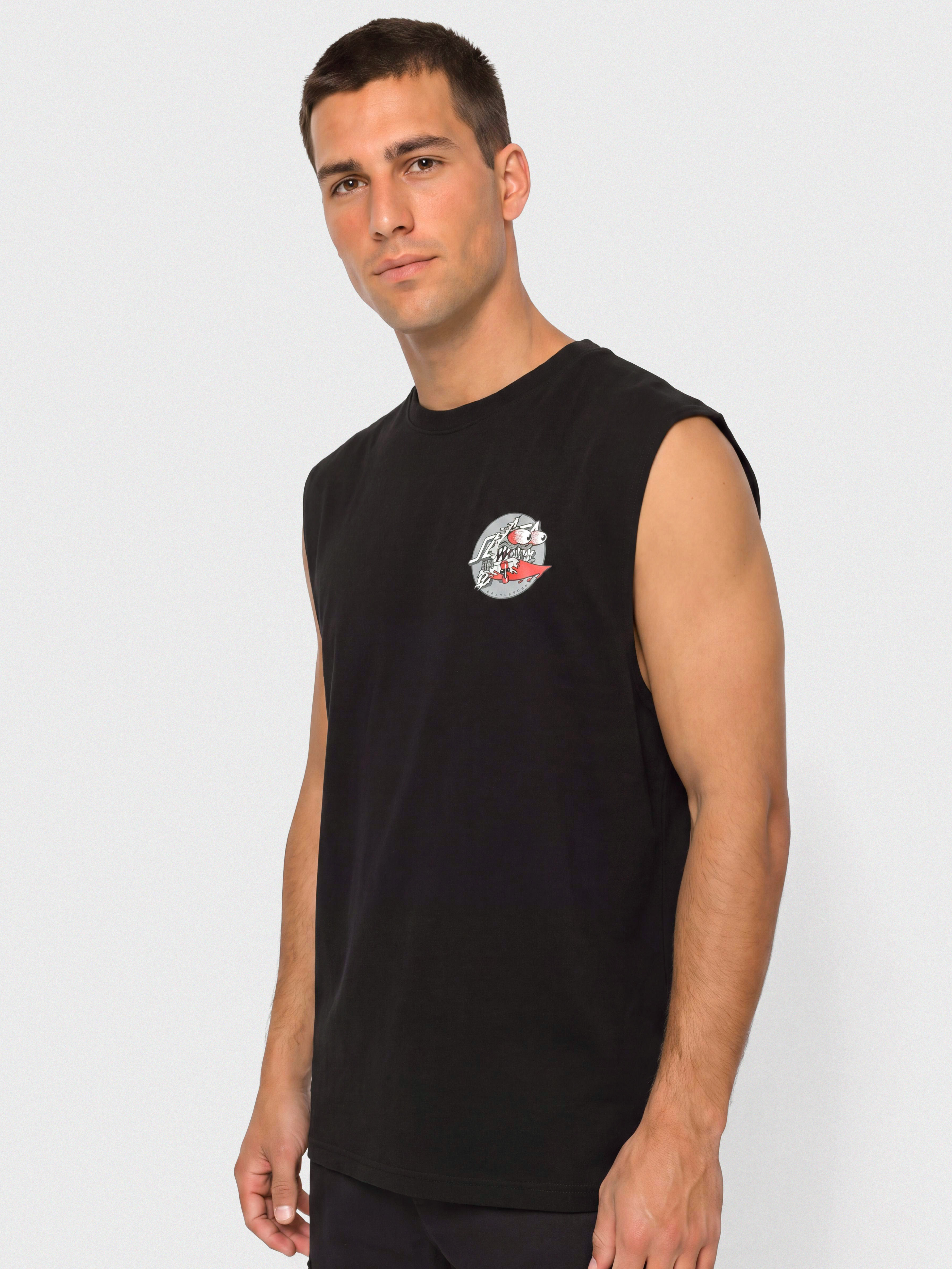  Футболка Santa Cruz Meek Slashed Dot Vest (black)