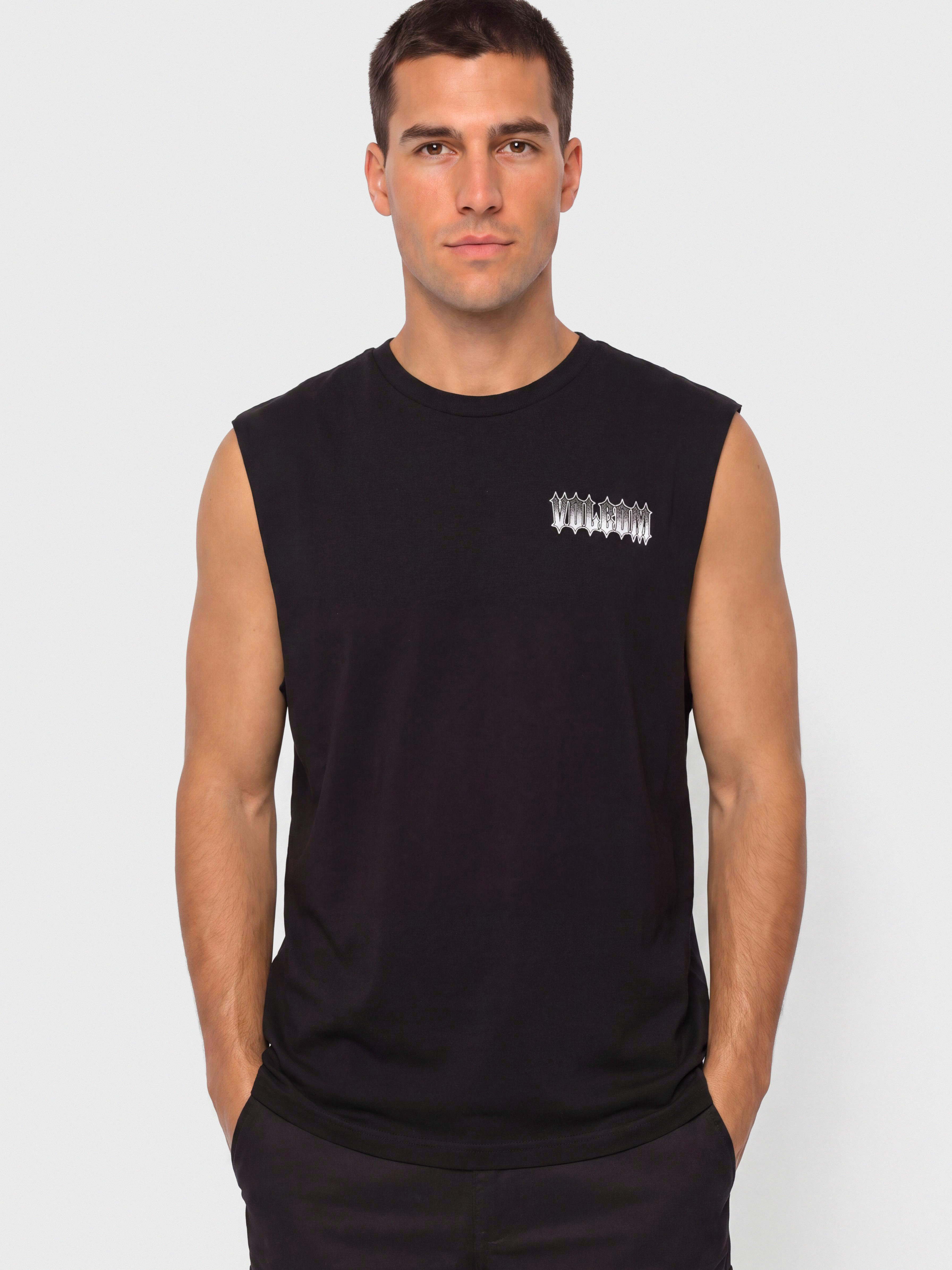  Футболка Volcom Gamma Doom Slvls (black)