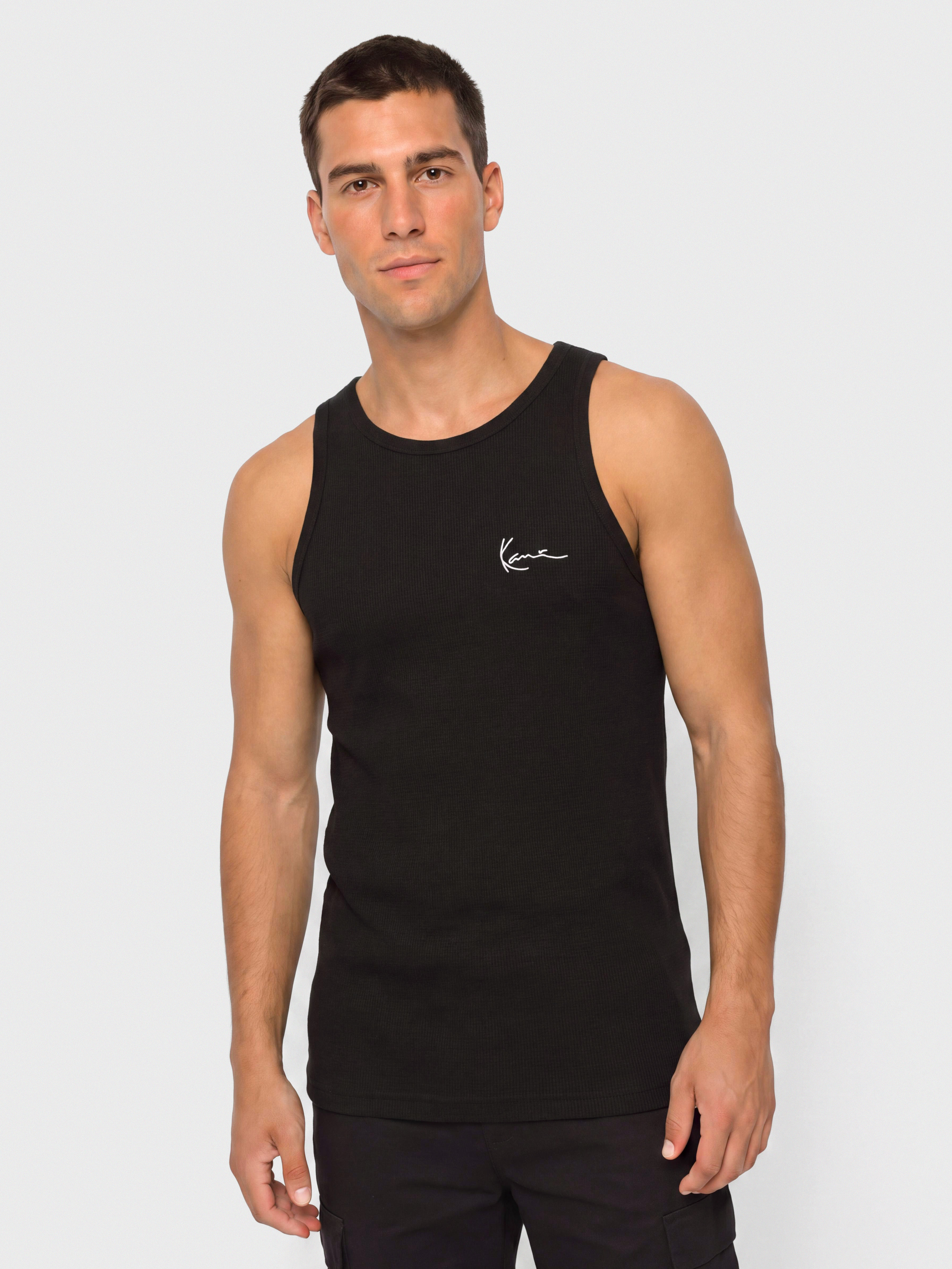  Футболка Karl Kani Chest Signature Essential Waffle (black)