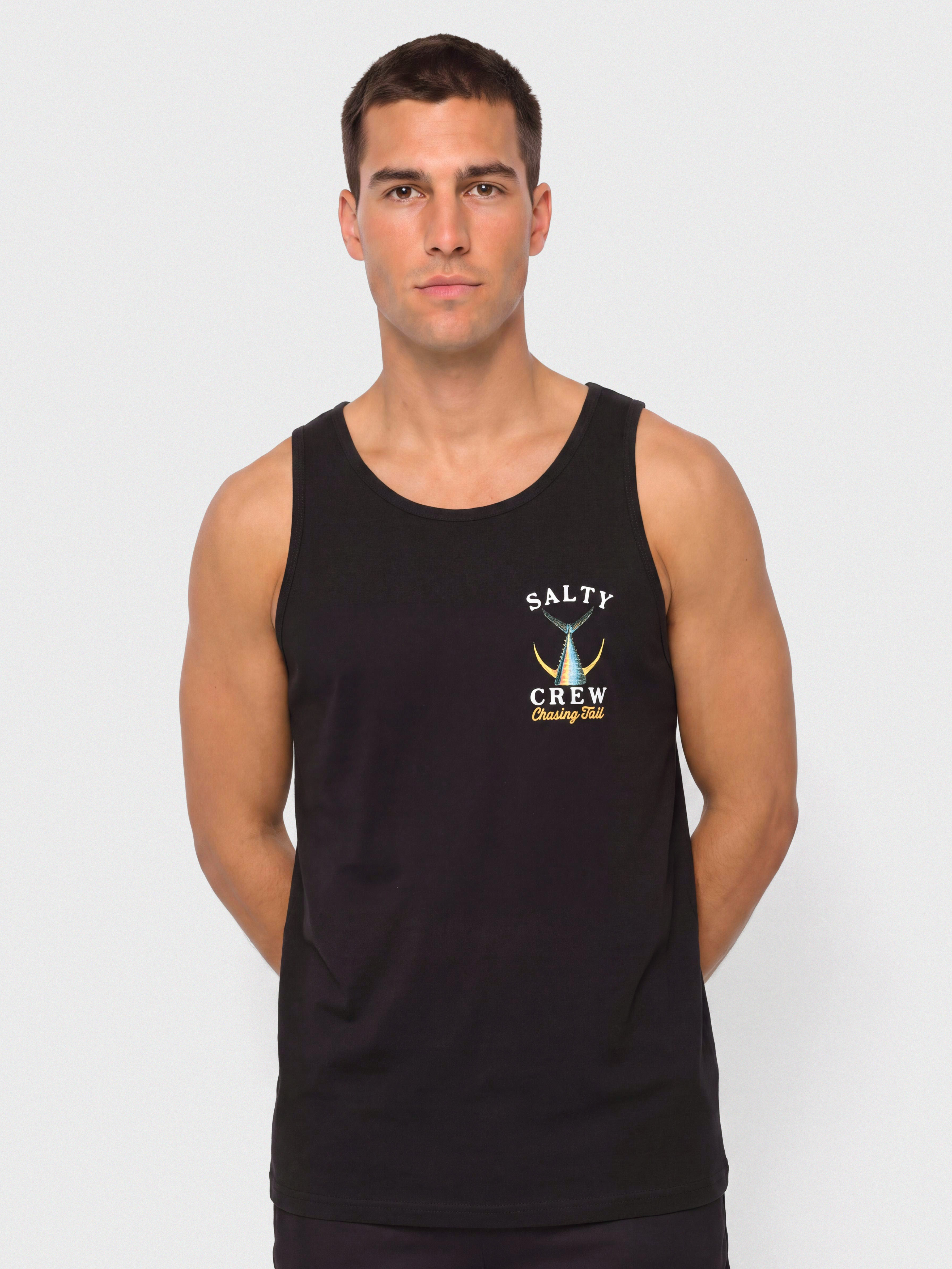  Футболка Salty Crew Tailed (black)