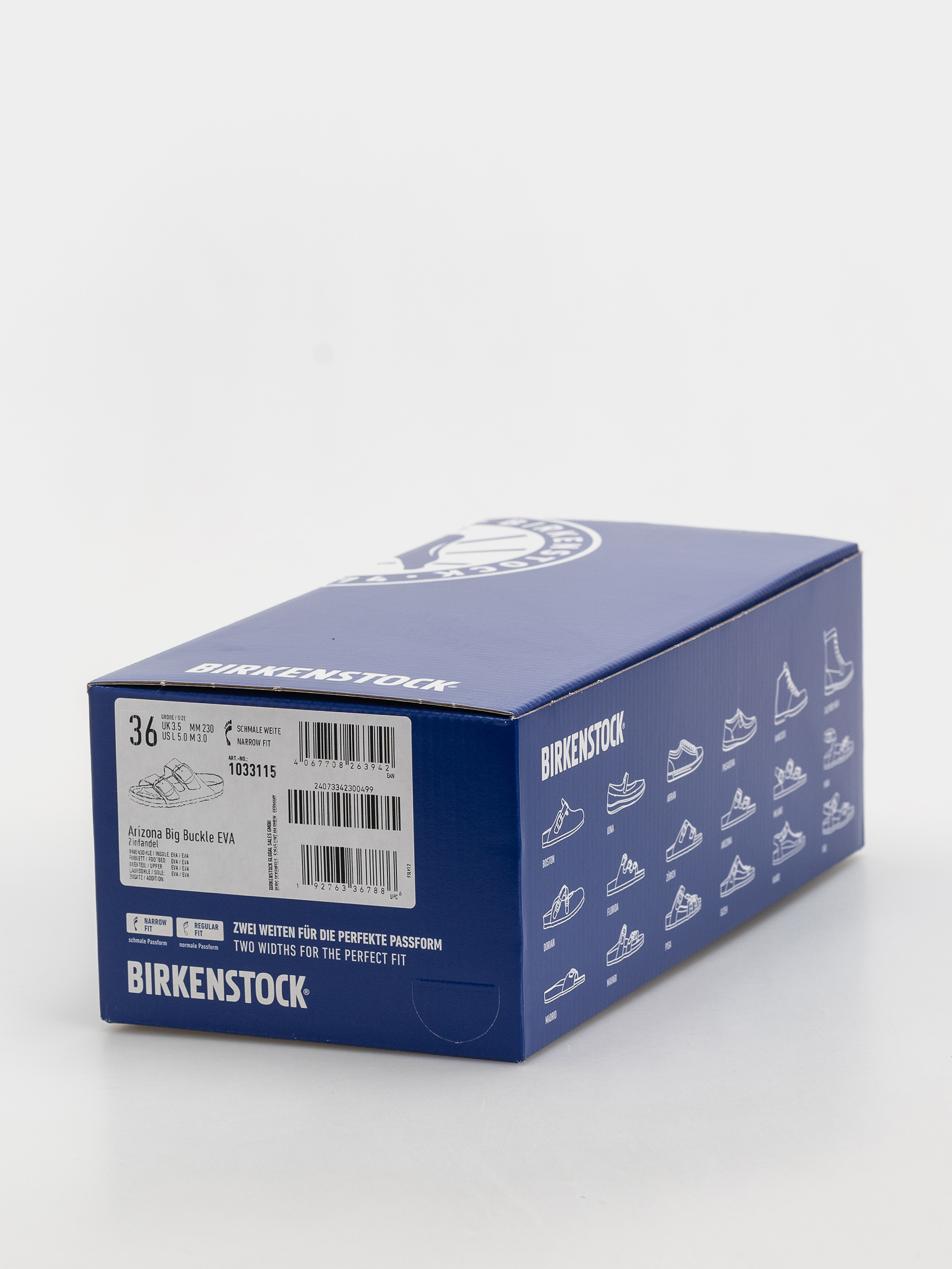 Шльопанці Birkenstock Arizona Big Buckle EVA Narrow Wmn (zinfandel)