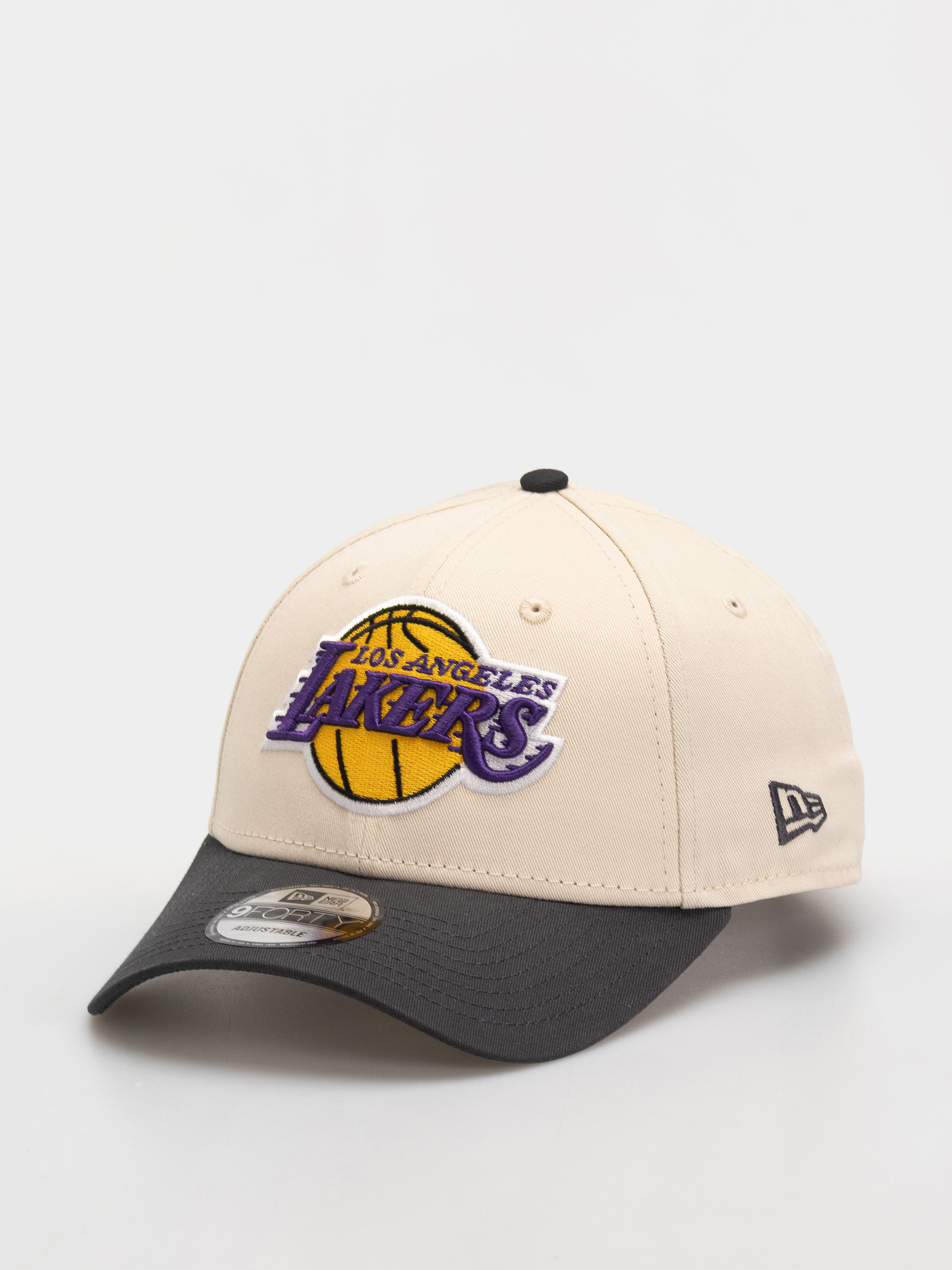 Кепка New Era Nba Colourblock 9Forty Los Angeles Lakers (light cream/grey)