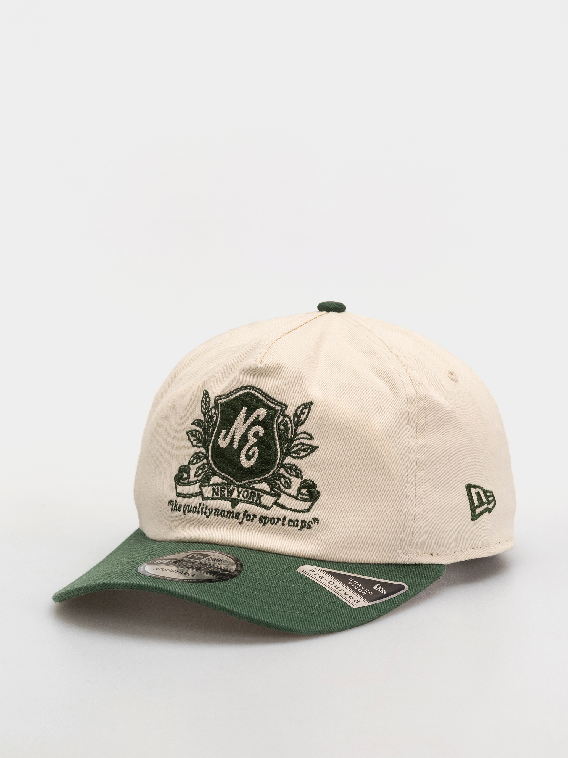 Кепка New Era Washed Graphic 19Twenty (light cream/green)
