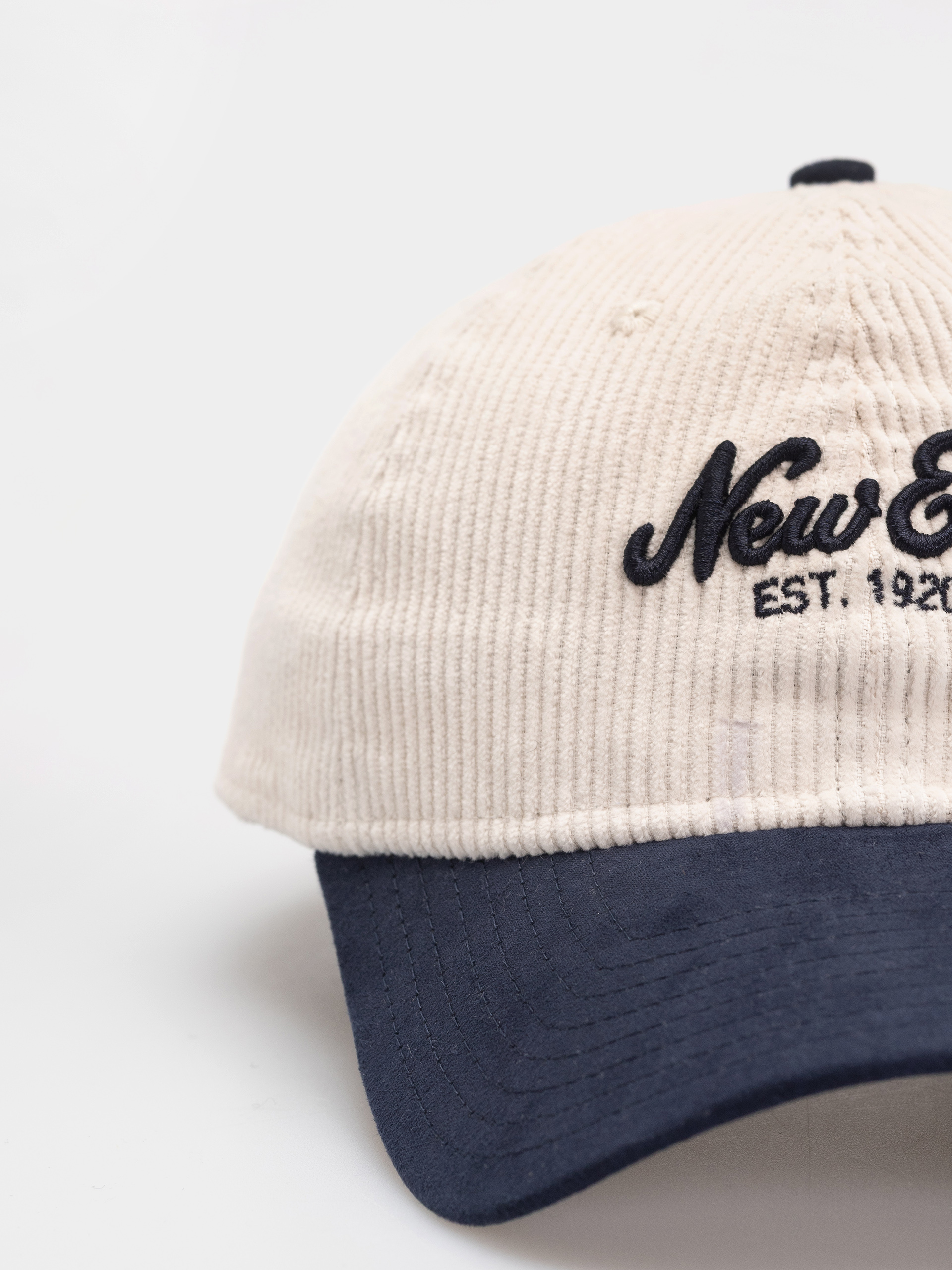 Кепка New Era Cord Mix 9Twenty (cream/navy)