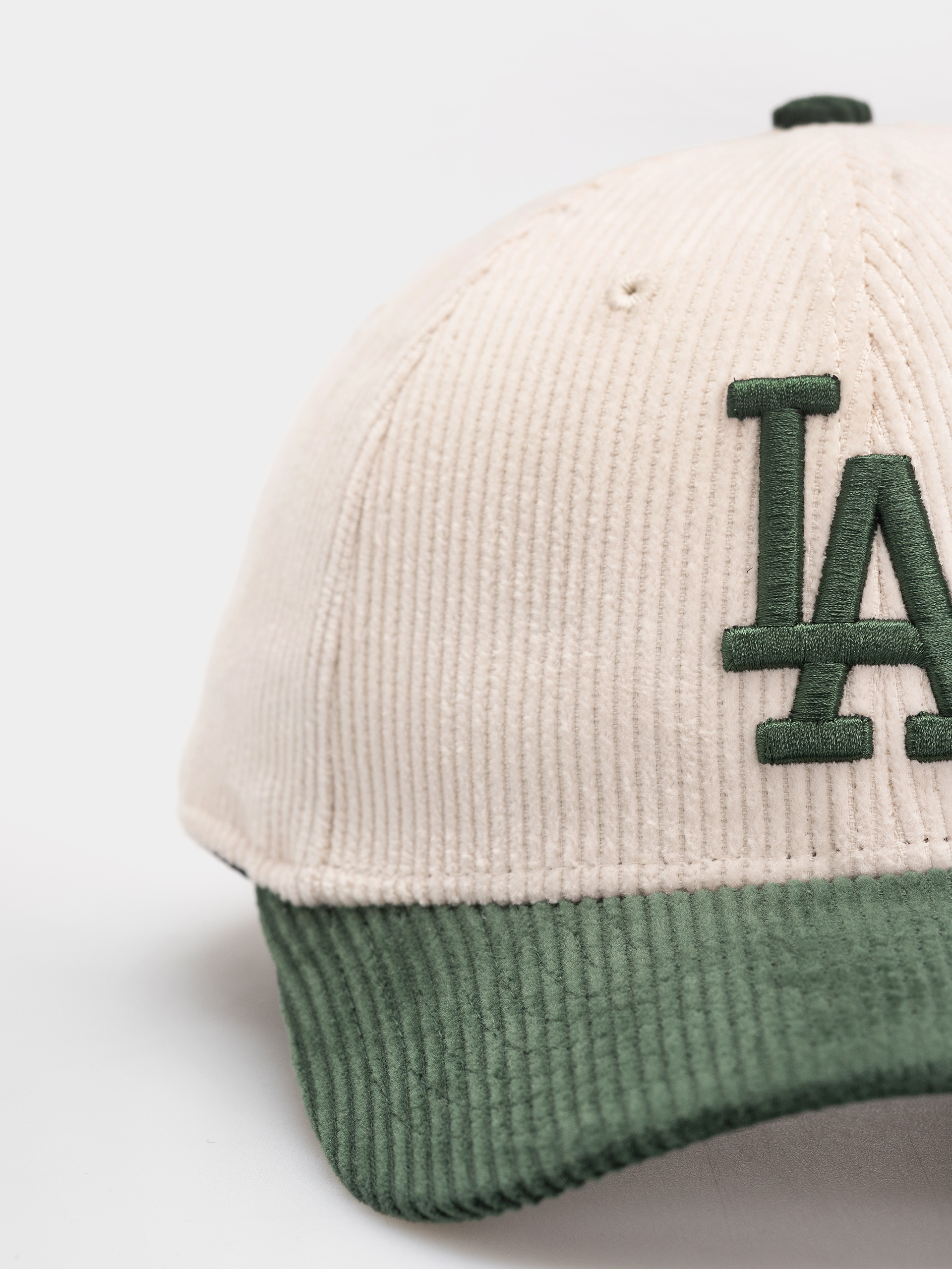 Кепка New Era Cord 9Forty Mc Los Angeles Dodgers (light cream/green)