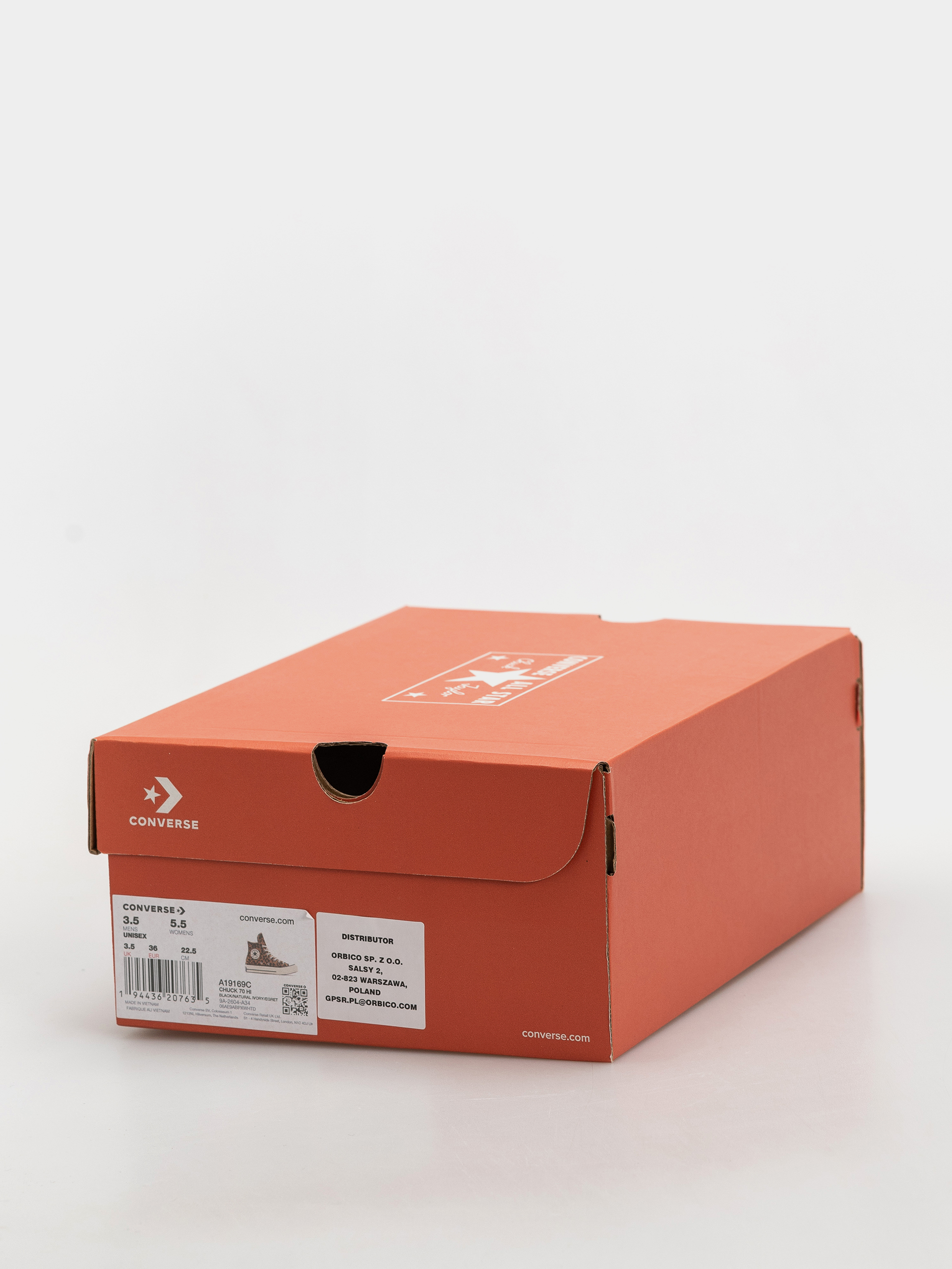 Кеди Converse Chuck 70 Hi Wmn (black/natural ivory/egret)