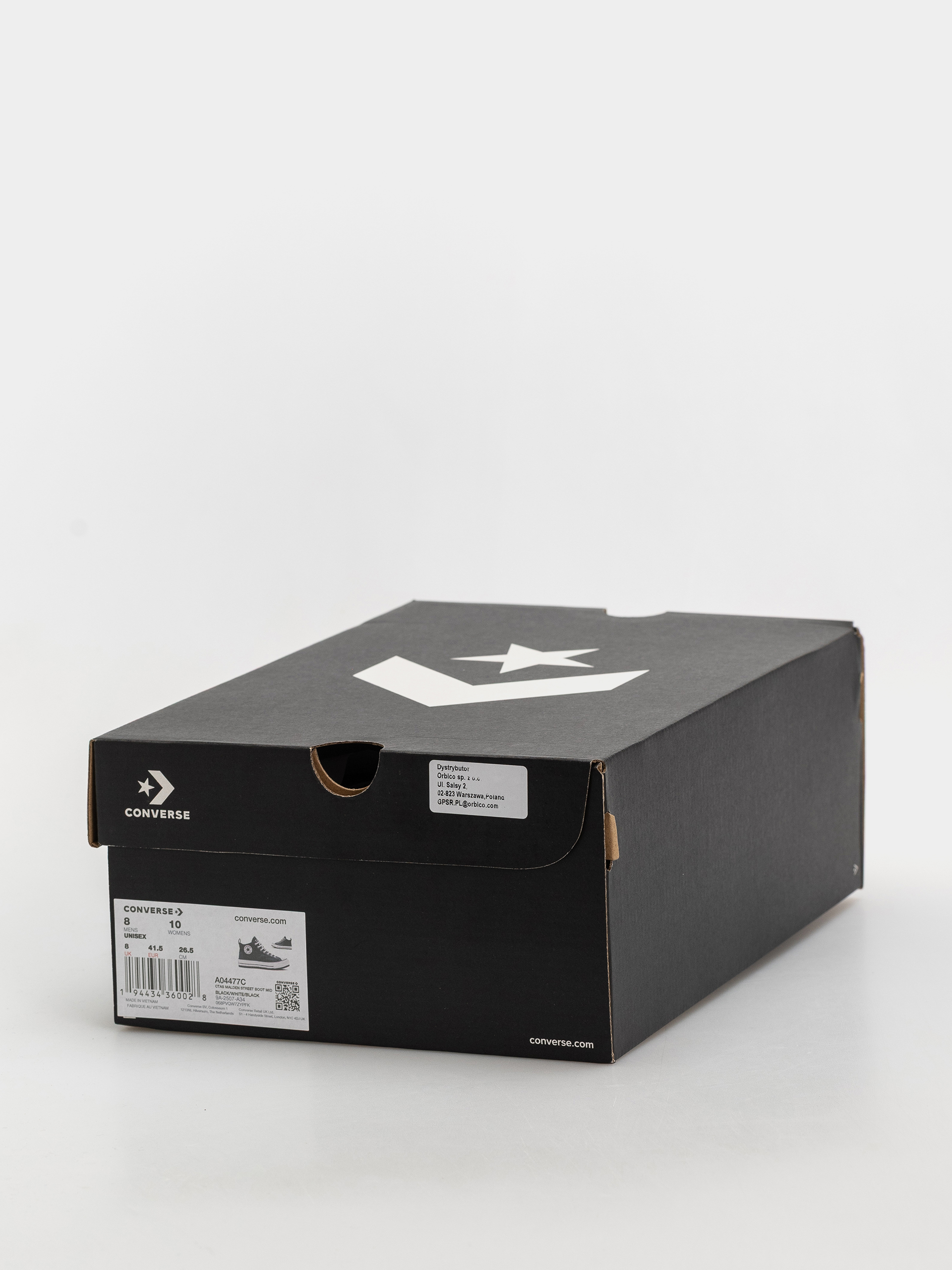 Взуття Converse Chuck Taylor All Star Malden Street Boot Mid (black/black)