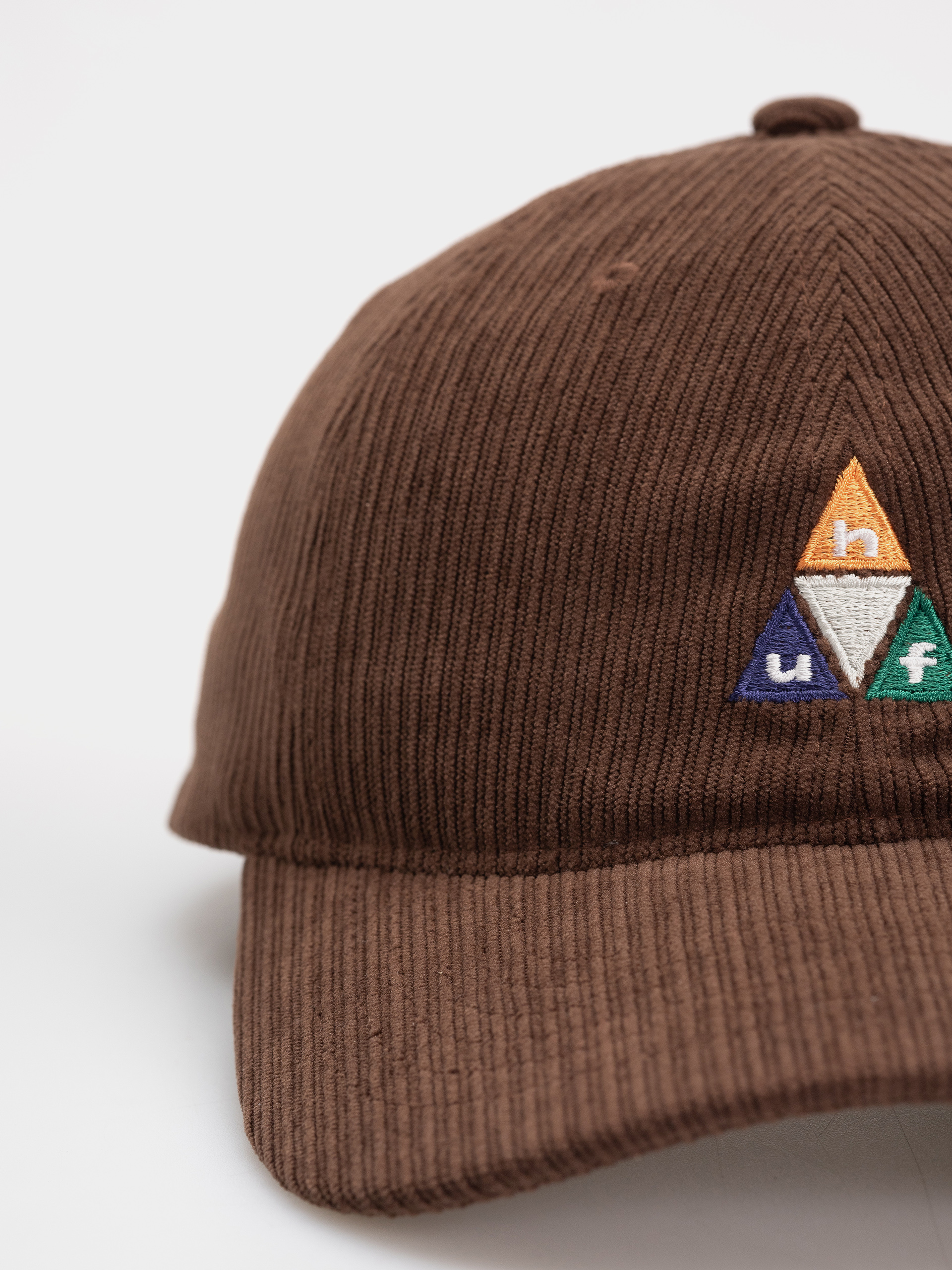 Кепка HUF Prism Tt Cord 6 Panel (dark brown)